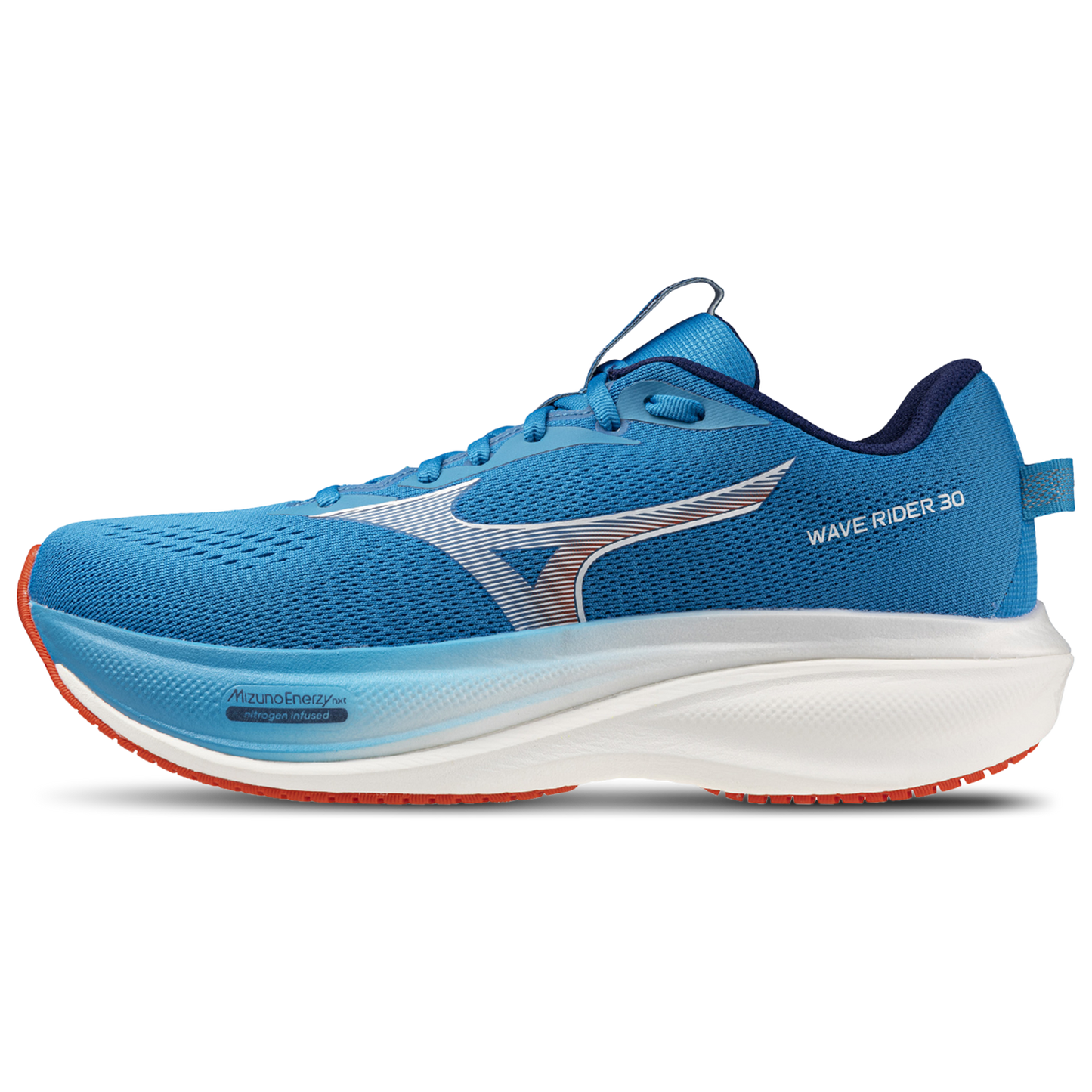 Mizuno Wave Rider 30 - Men's - White/Blue