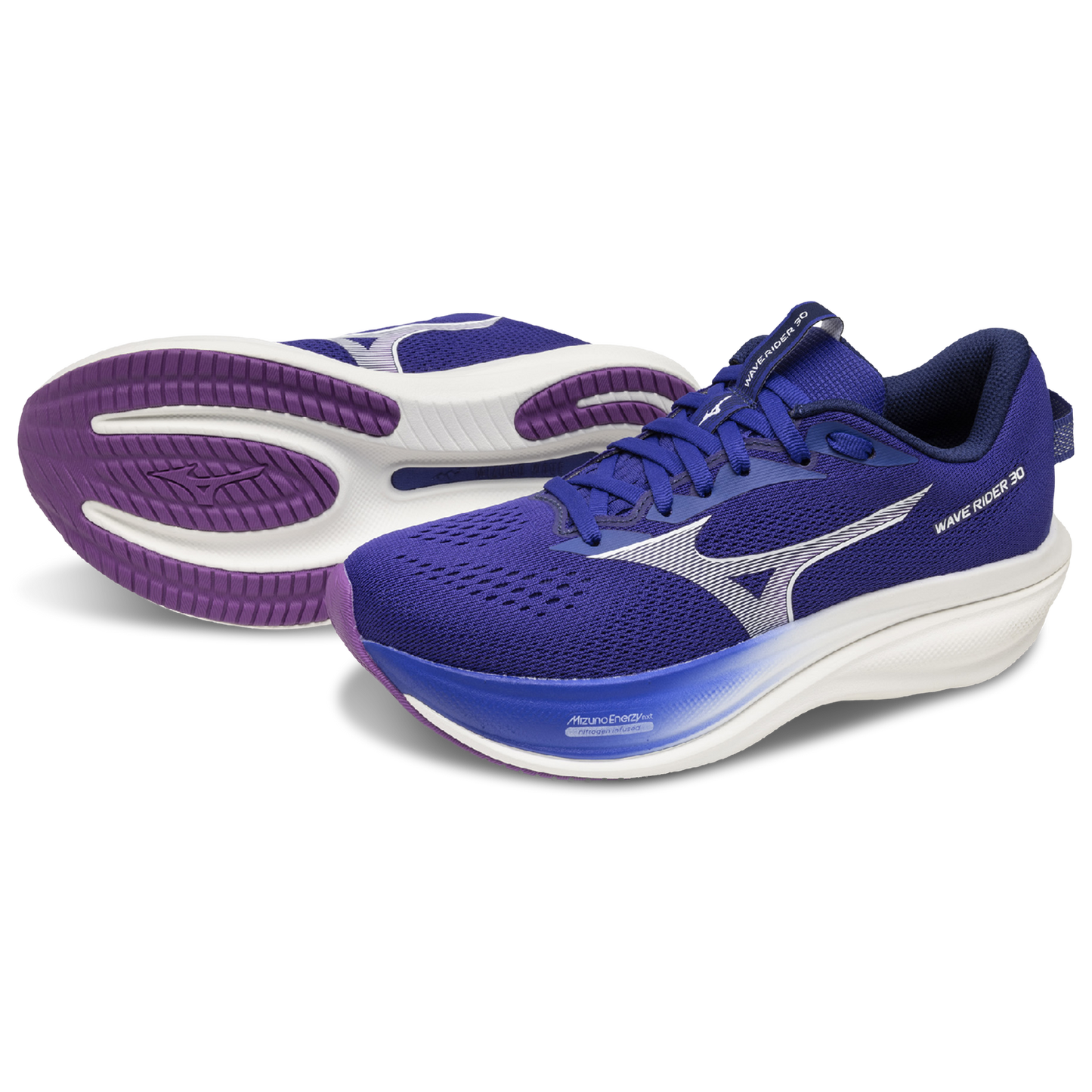 Mizuno Wave Rider 30 - Women's - Blue/White