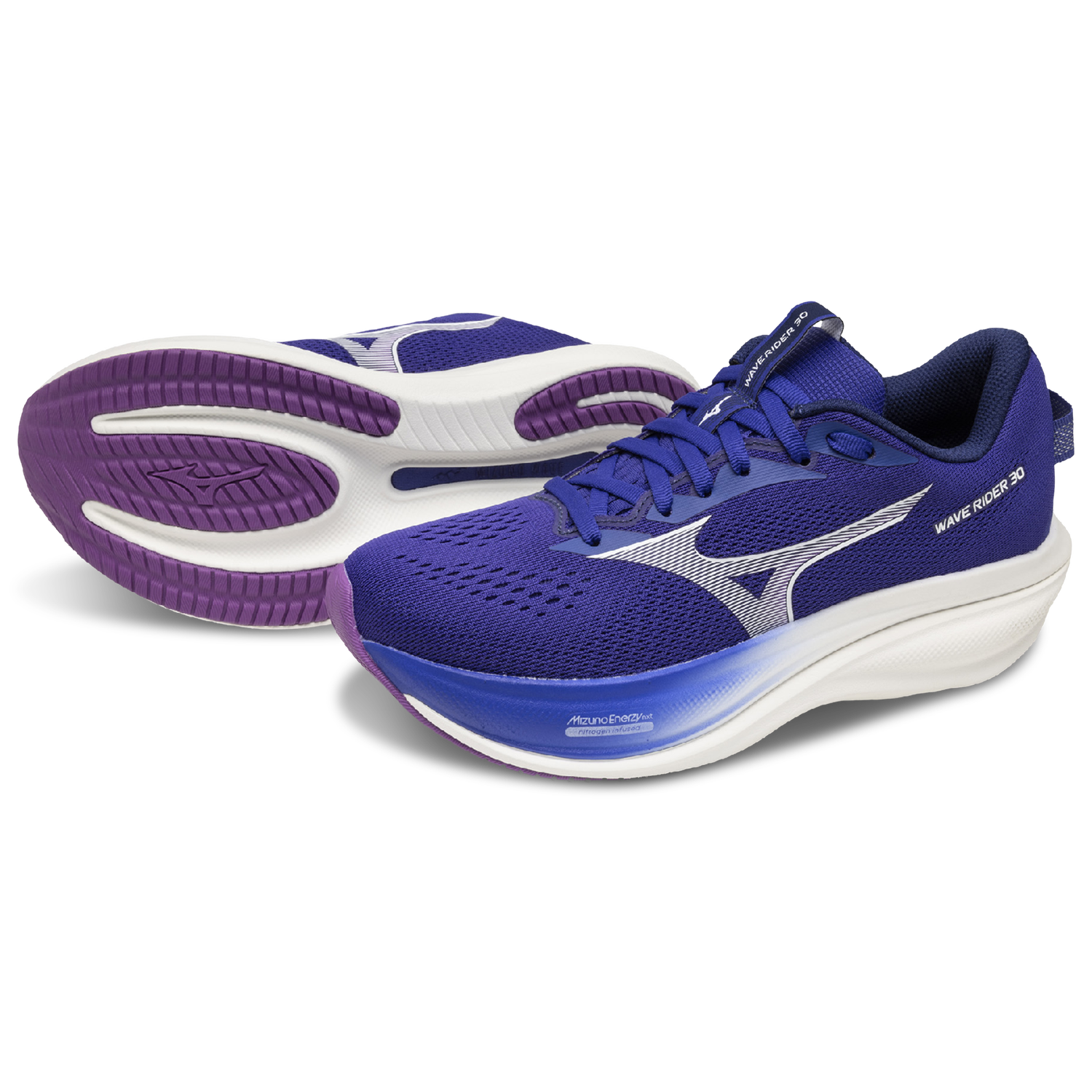 Mizuno Wave Rider 30 - Women's - Blue/White