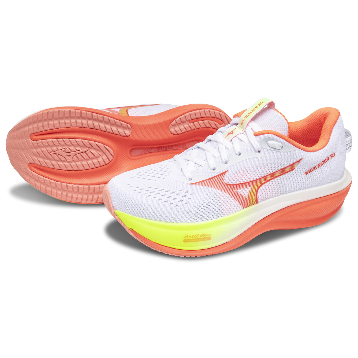 Mizuno Wave Rider 30 D Wide - Women's - White/Pink