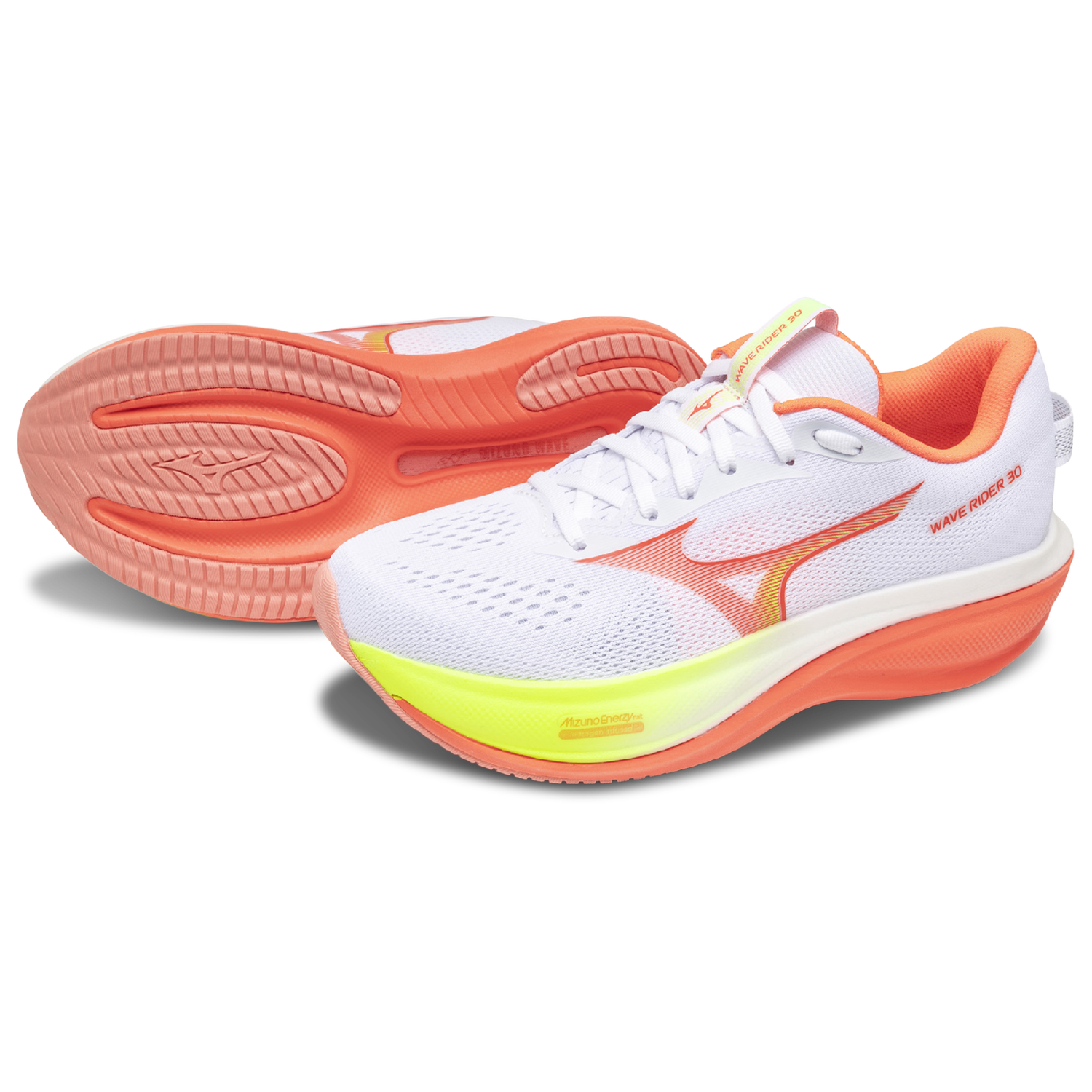 Mizuno Wave Rider 30 D Wide - Women's - White/Pink