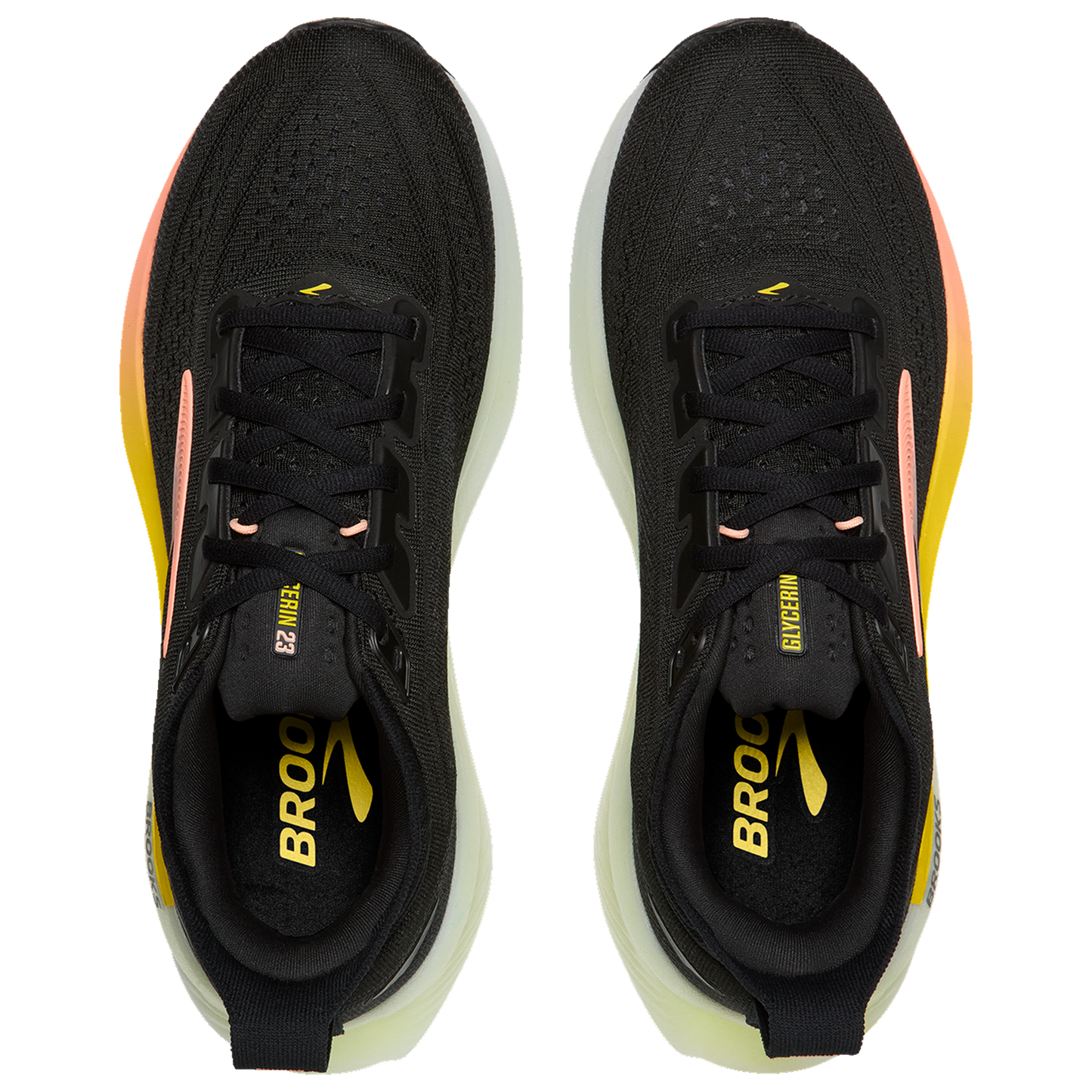 Brooks Glycerin 23 - Women's - Black/Peach/Nightlife
