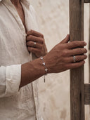 WHITE CLOVER BRACELET | Silver
