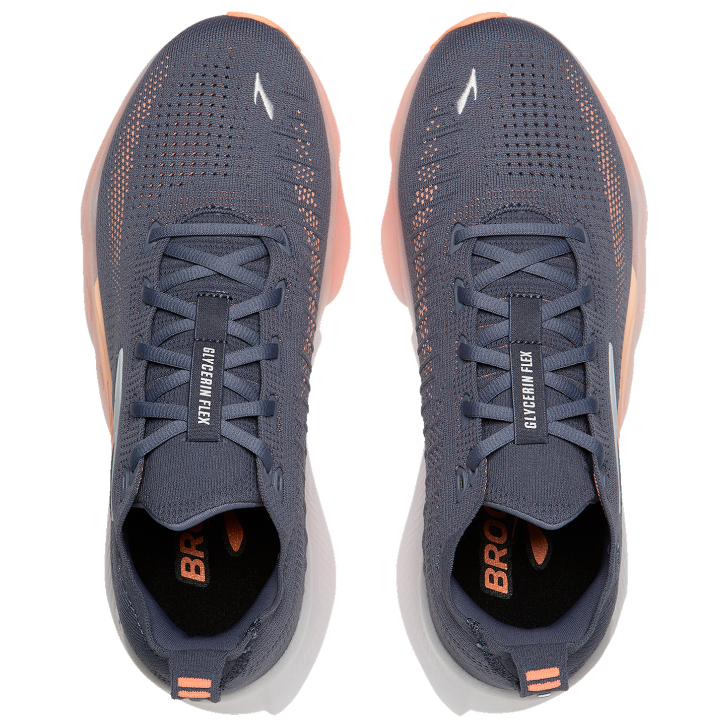 Brooks Glycerin Flex - Women's - Grey/Peach/Orange