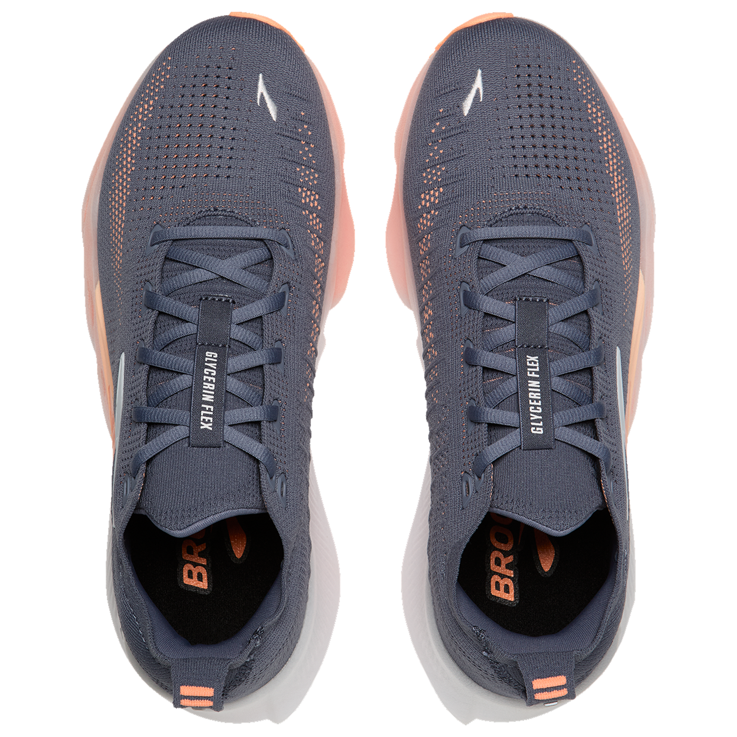Brooks Glycerin Flex - Women's - Grey/Peach/Orange