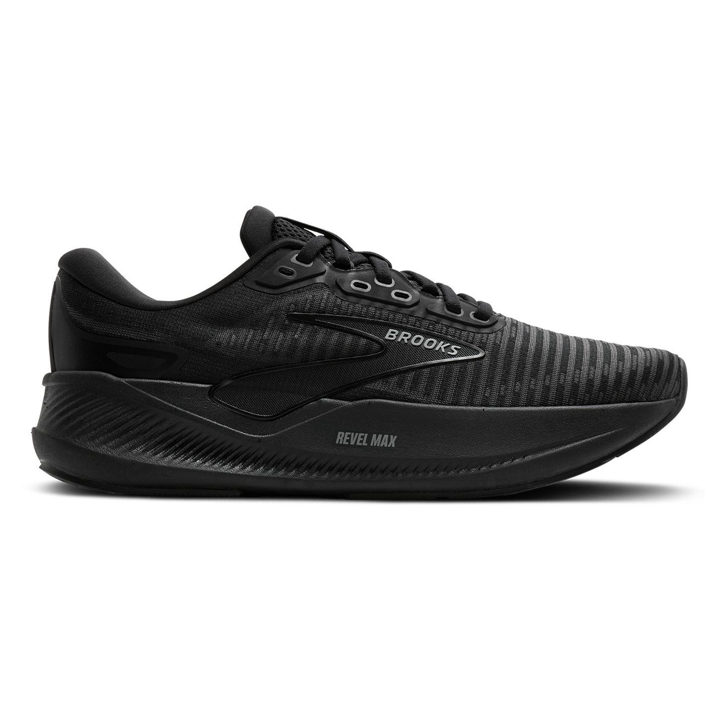 Brooks Revel Max - Women's - Black/Black/Ebony