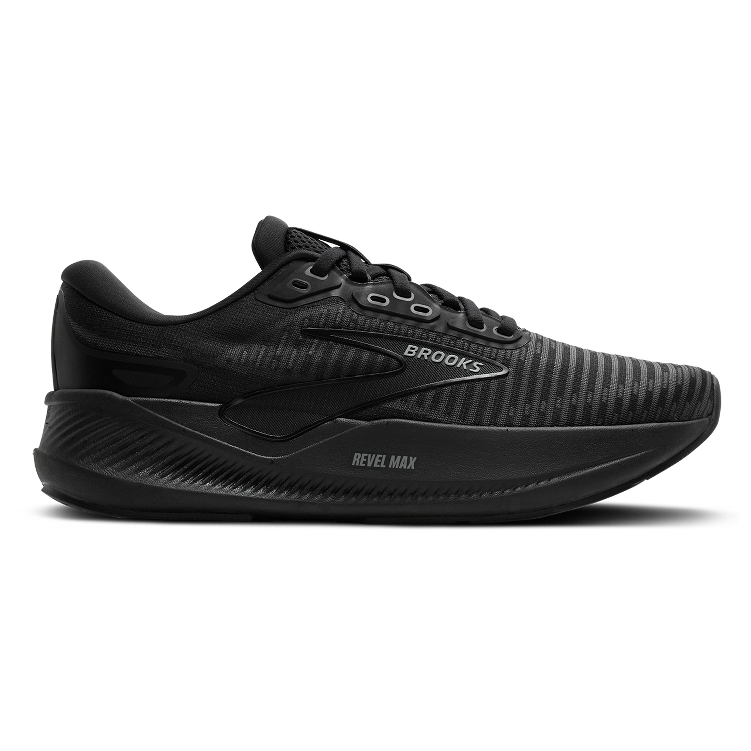 Brooks Revel Max - Women's - Black/Black/Ebony