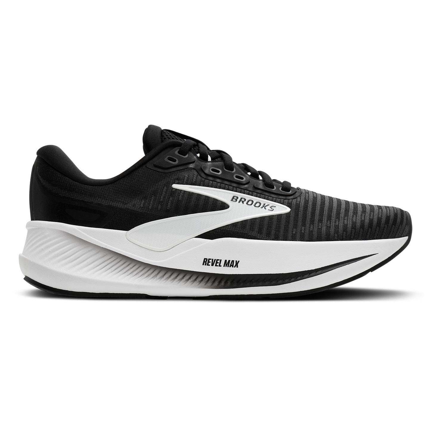 Brooks Revel Max - Women's - Black/Grey/White