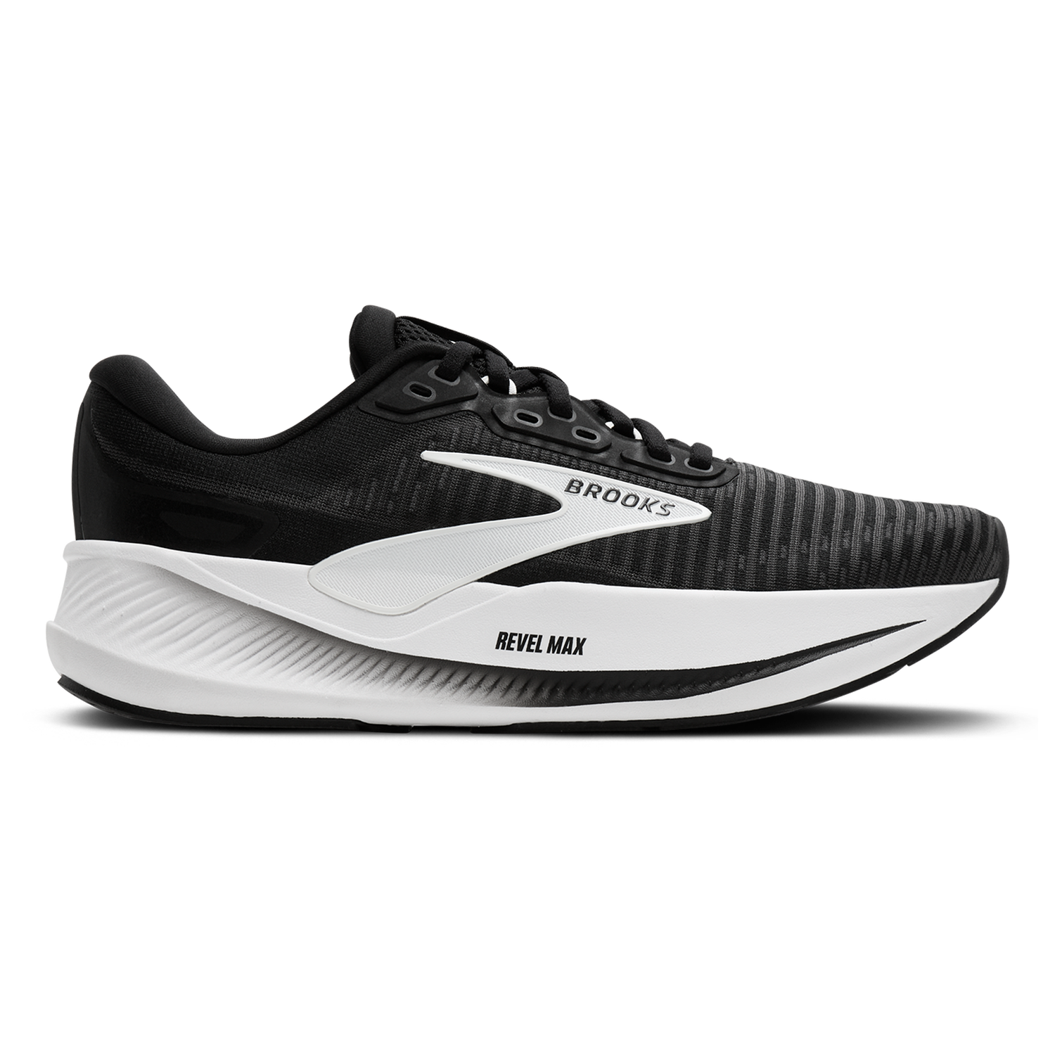 Brooks Revel Max - Women's - Black/Grey/White