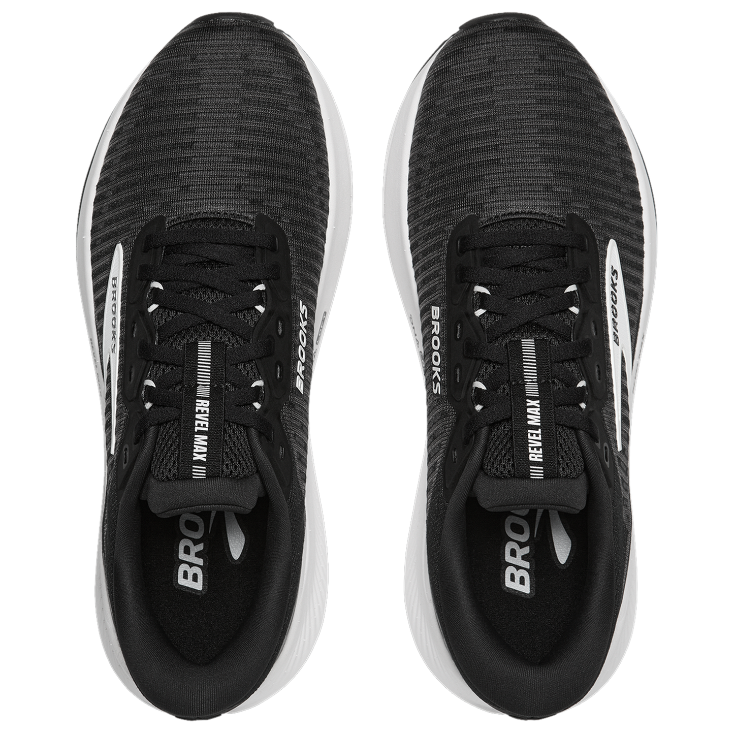 Brooks Revel Max - Women's - Black/Grey/White