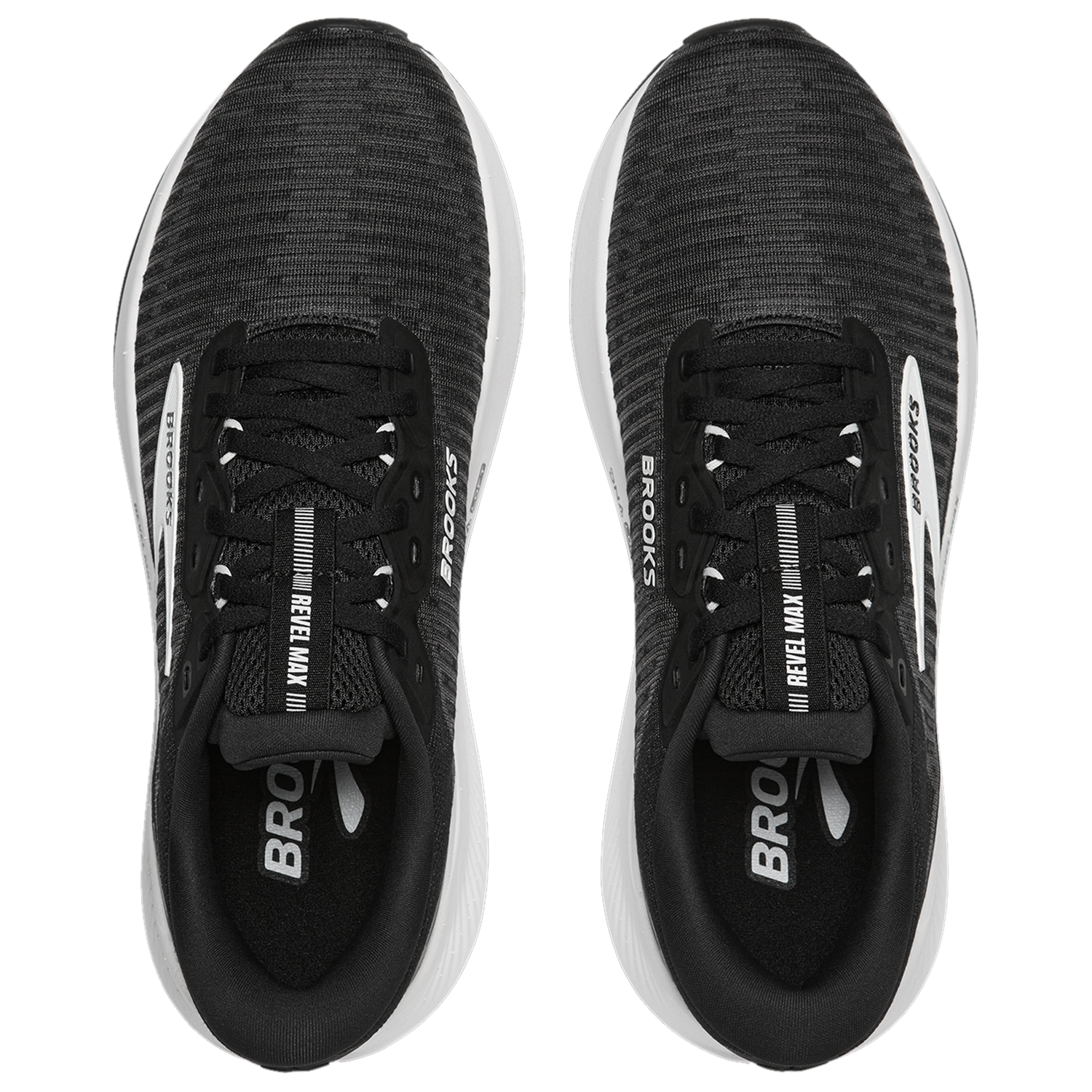 Brooks Revel Max - Women's - Black/Grey/White