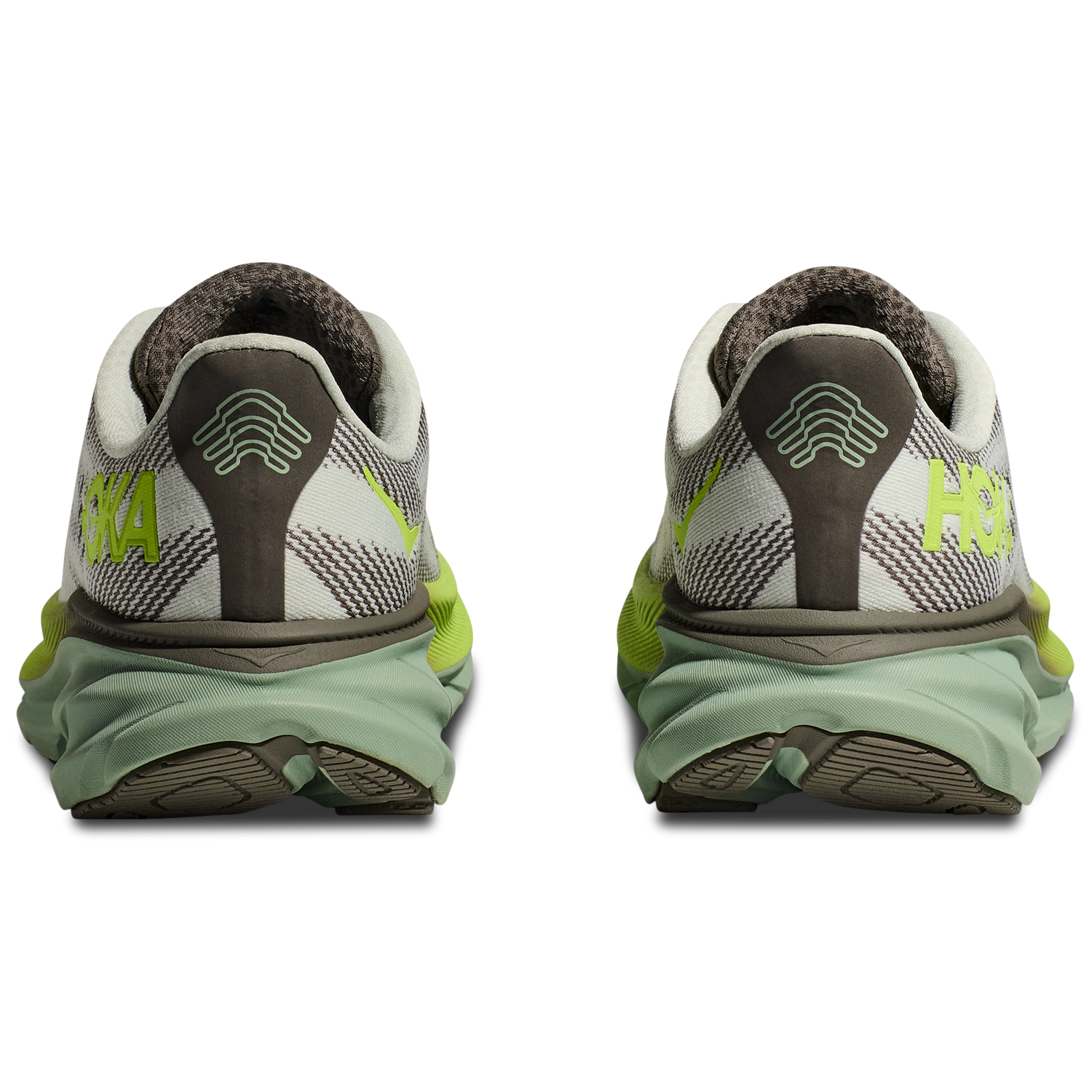 HOKA Clifton 9 GTX - Men's - Grey/Green