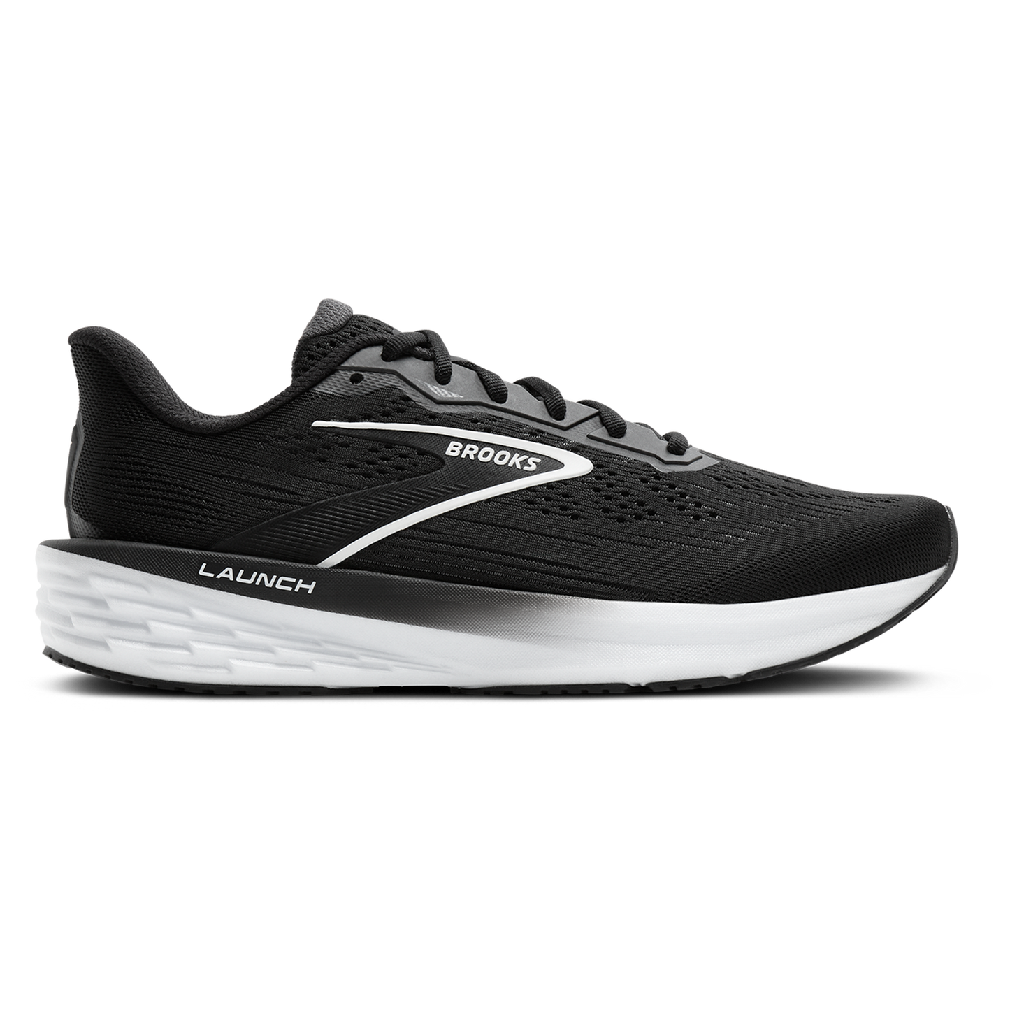 Brooks Launch 12 - Women's - White/Grey/Black