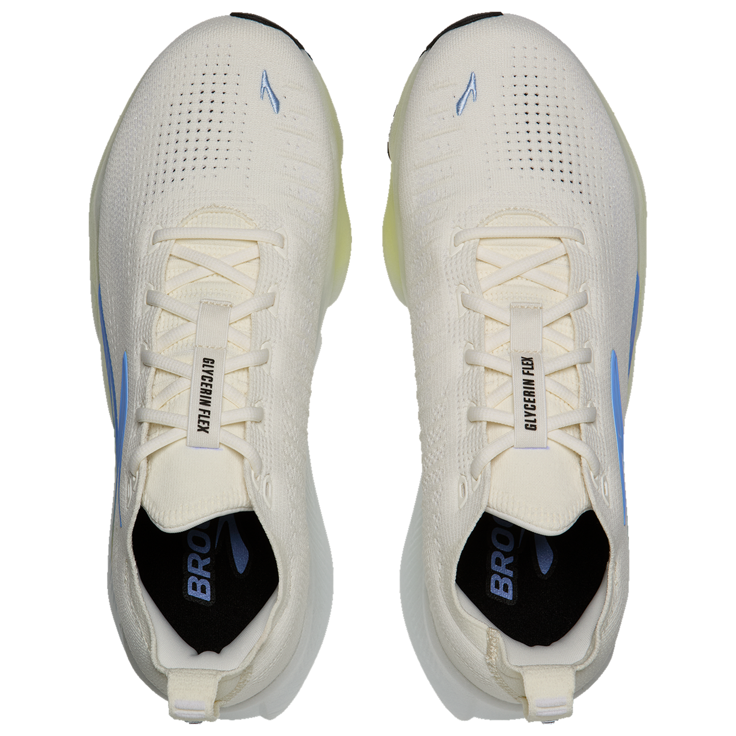 Brooks Glycerin Flex - Men's - White/Cyber Yellow/Nightlife