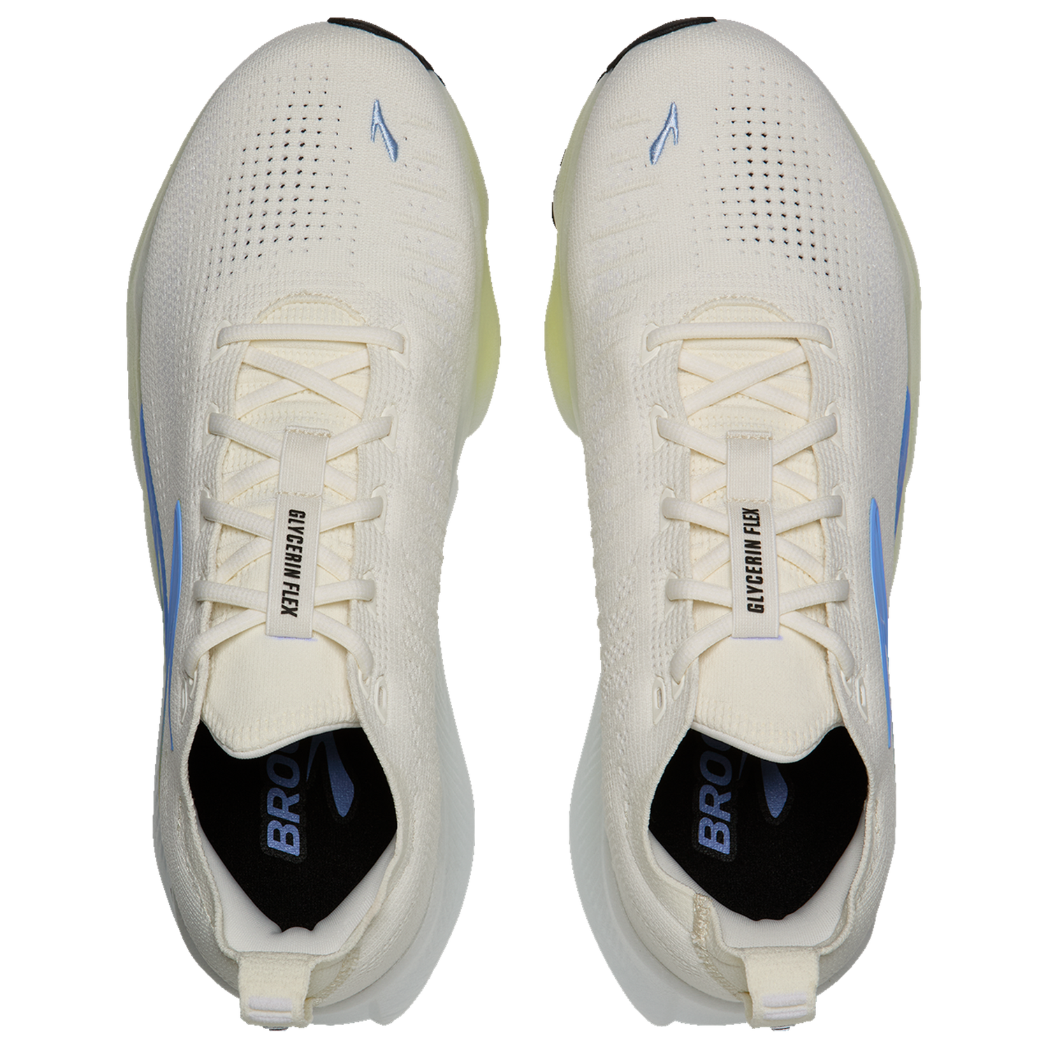 Brooks Glycerin Flex - Men's - White/Cyber Yellow/Nightlife