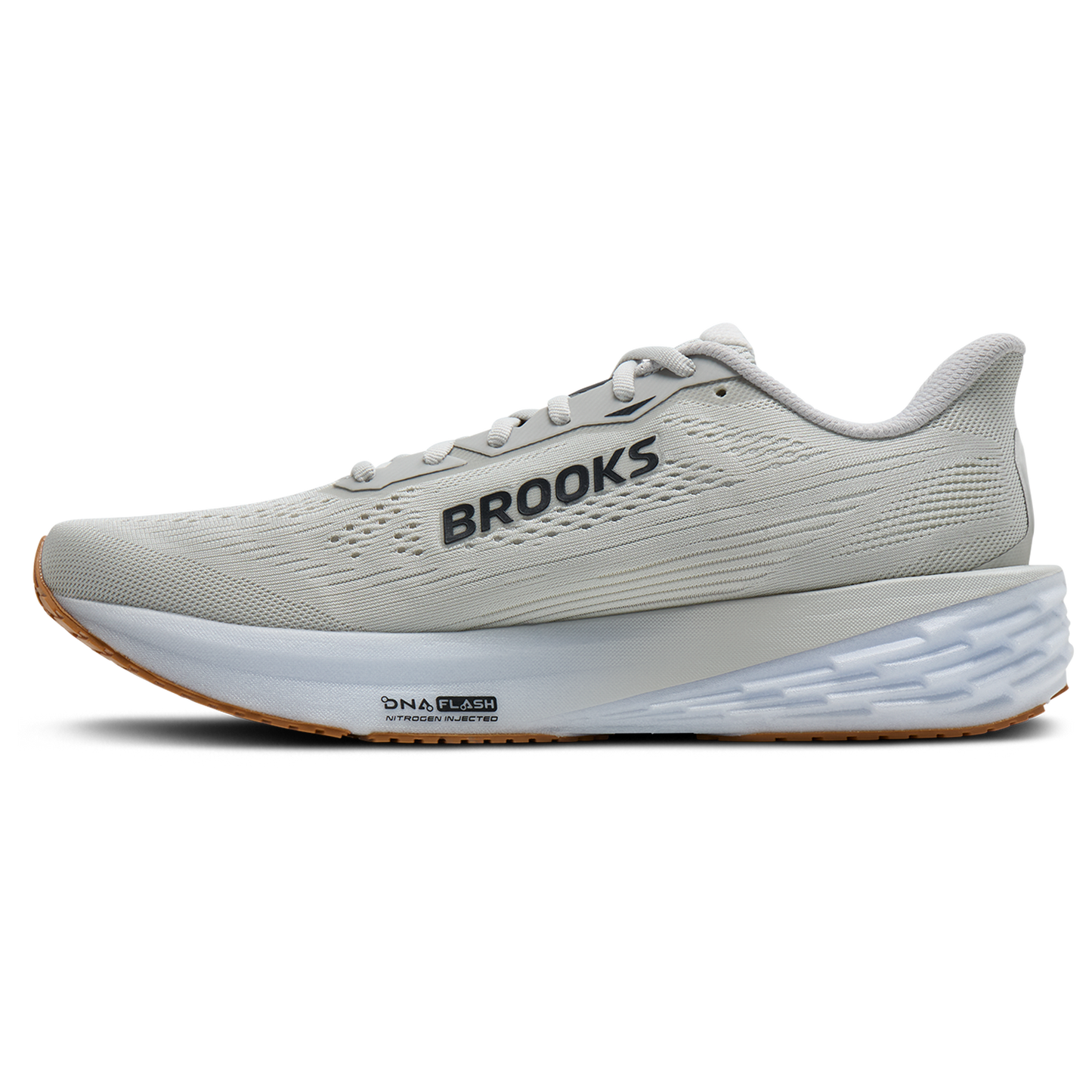 Brooks Launch 12 - Men's - Oyster/White/Phantom
