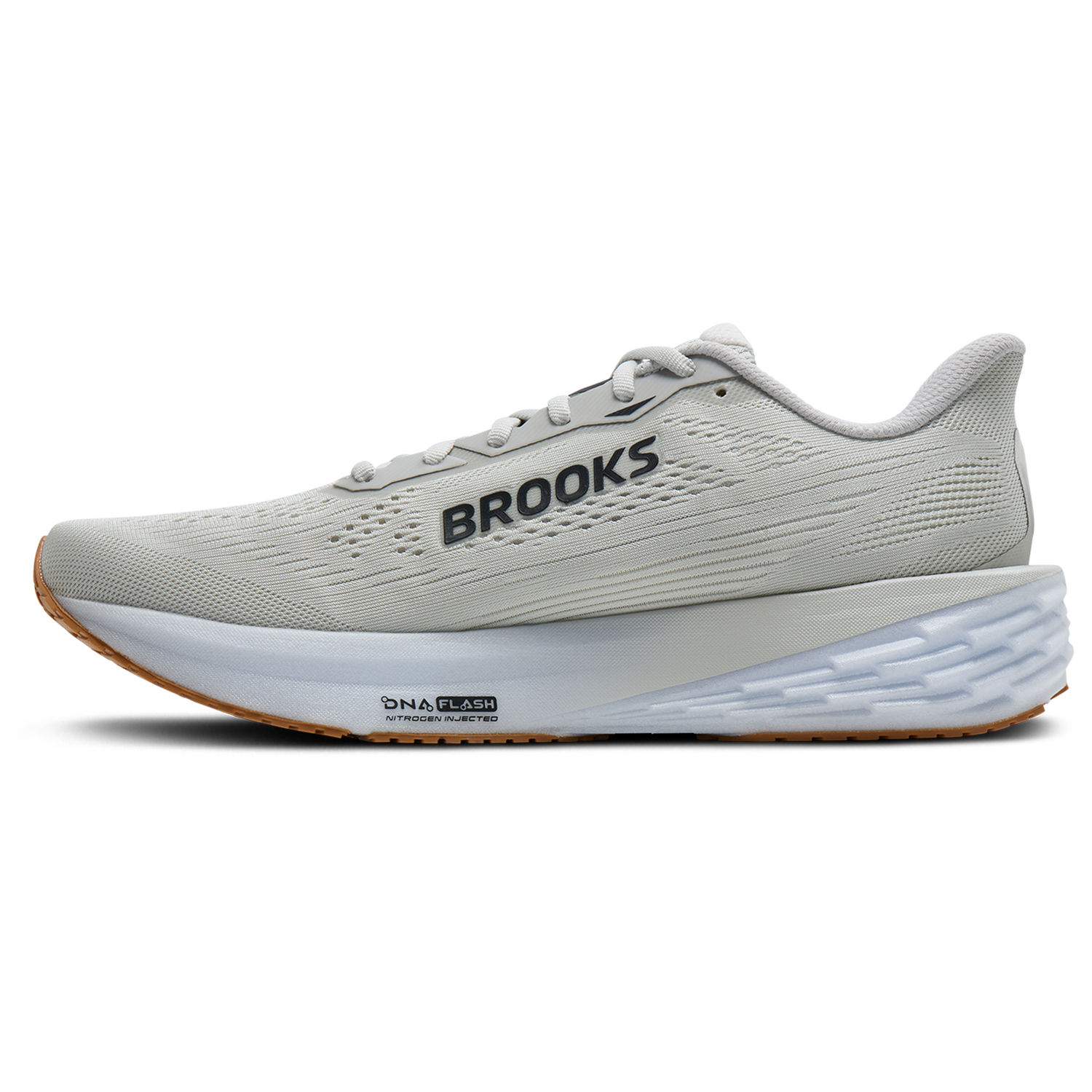 Brooks Launch 12 - Men's - Oyster/White/Phantom
