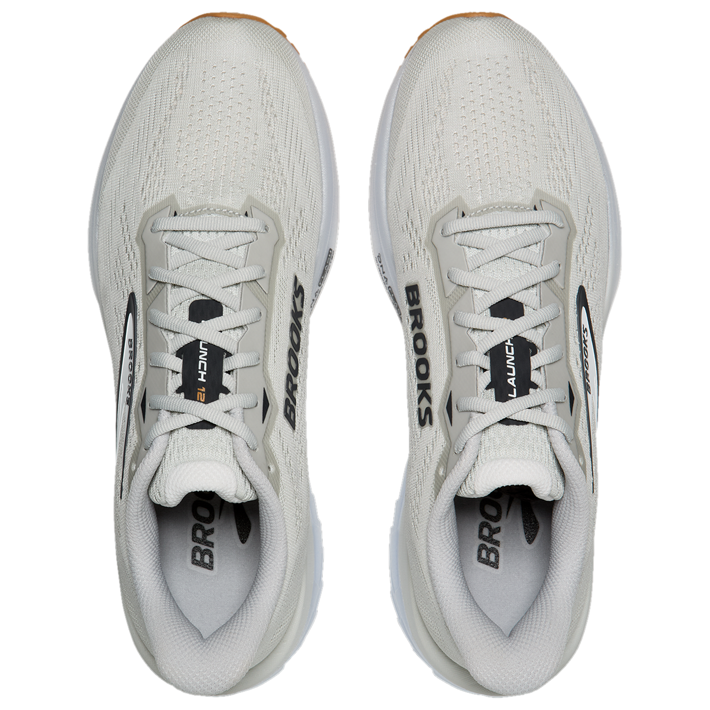 Brooks Launch 12 - Men's - Oyster/White/Phantom