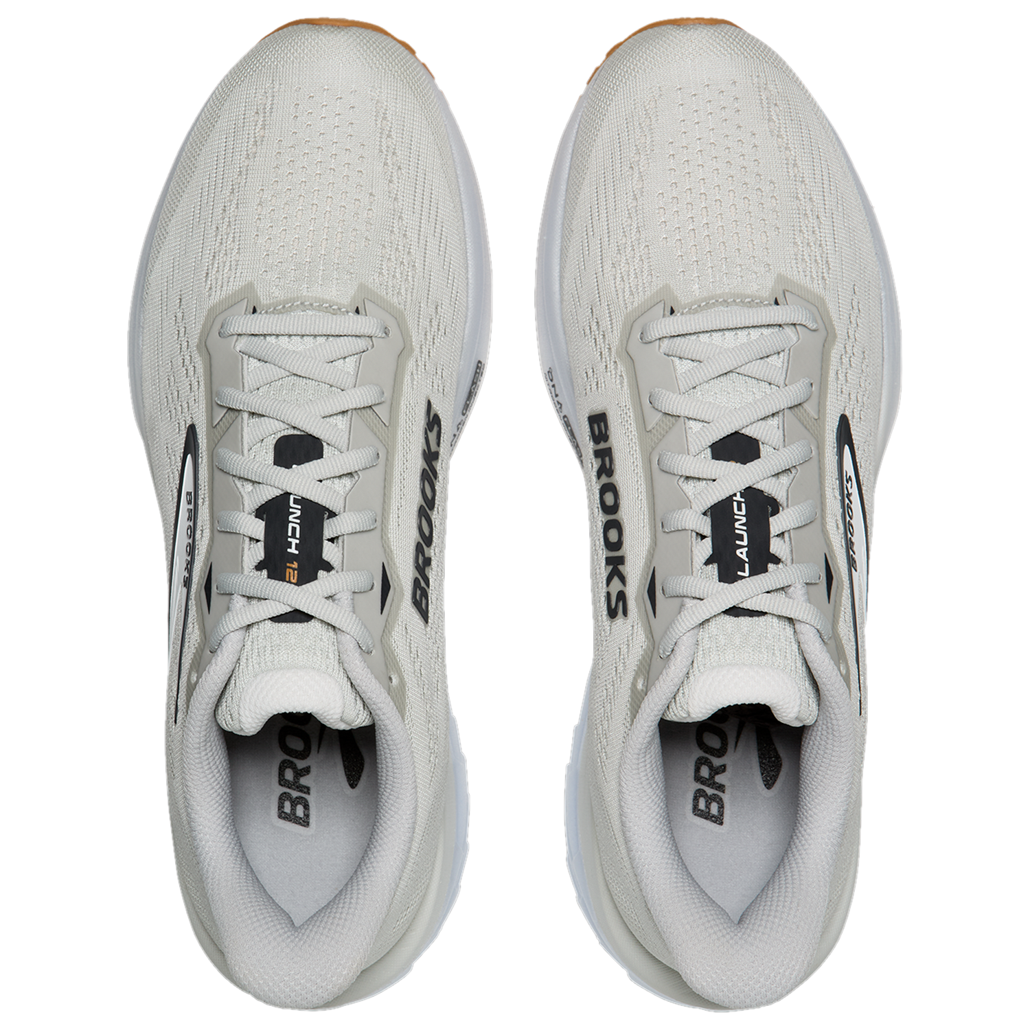Brooks Launch 12 - Men's - Oyster/White/Phantom