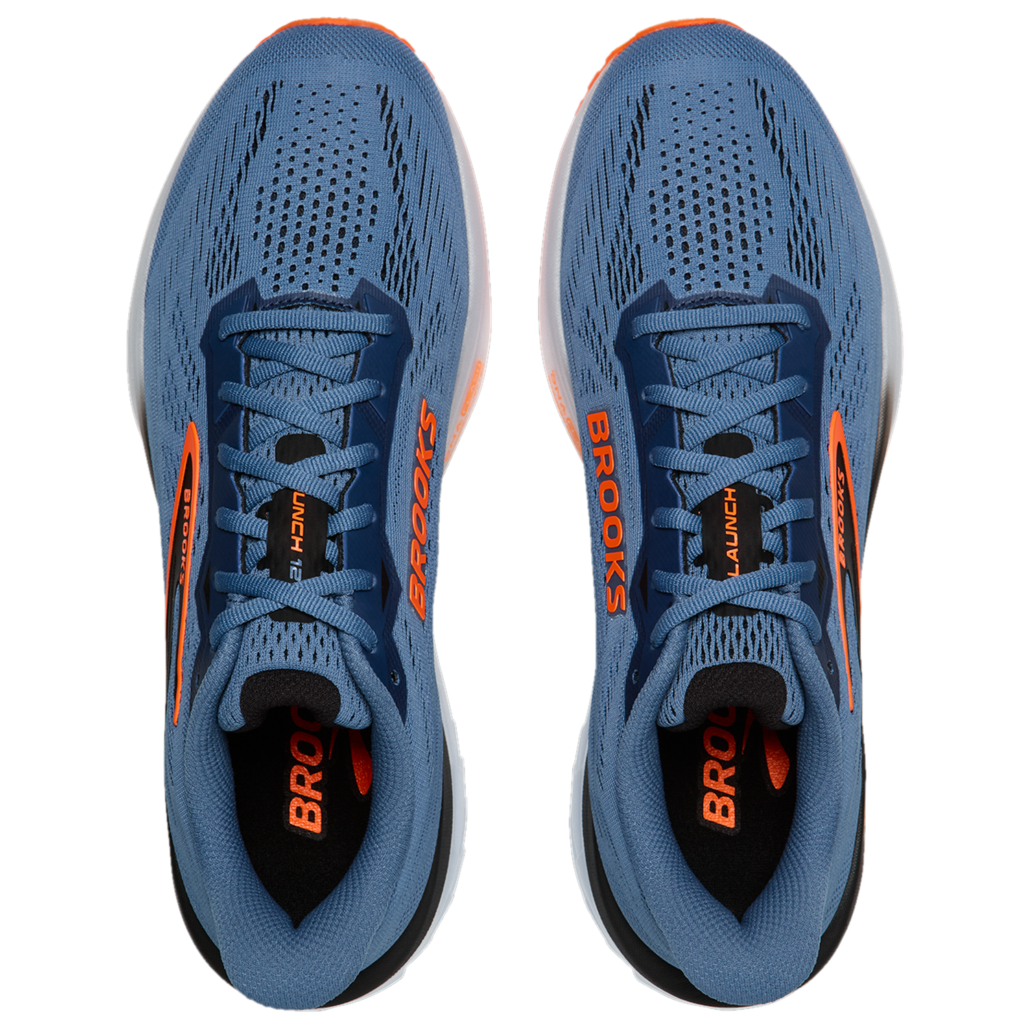 Brooks Launch 12 - Men's - Orange/Black/Moonlight