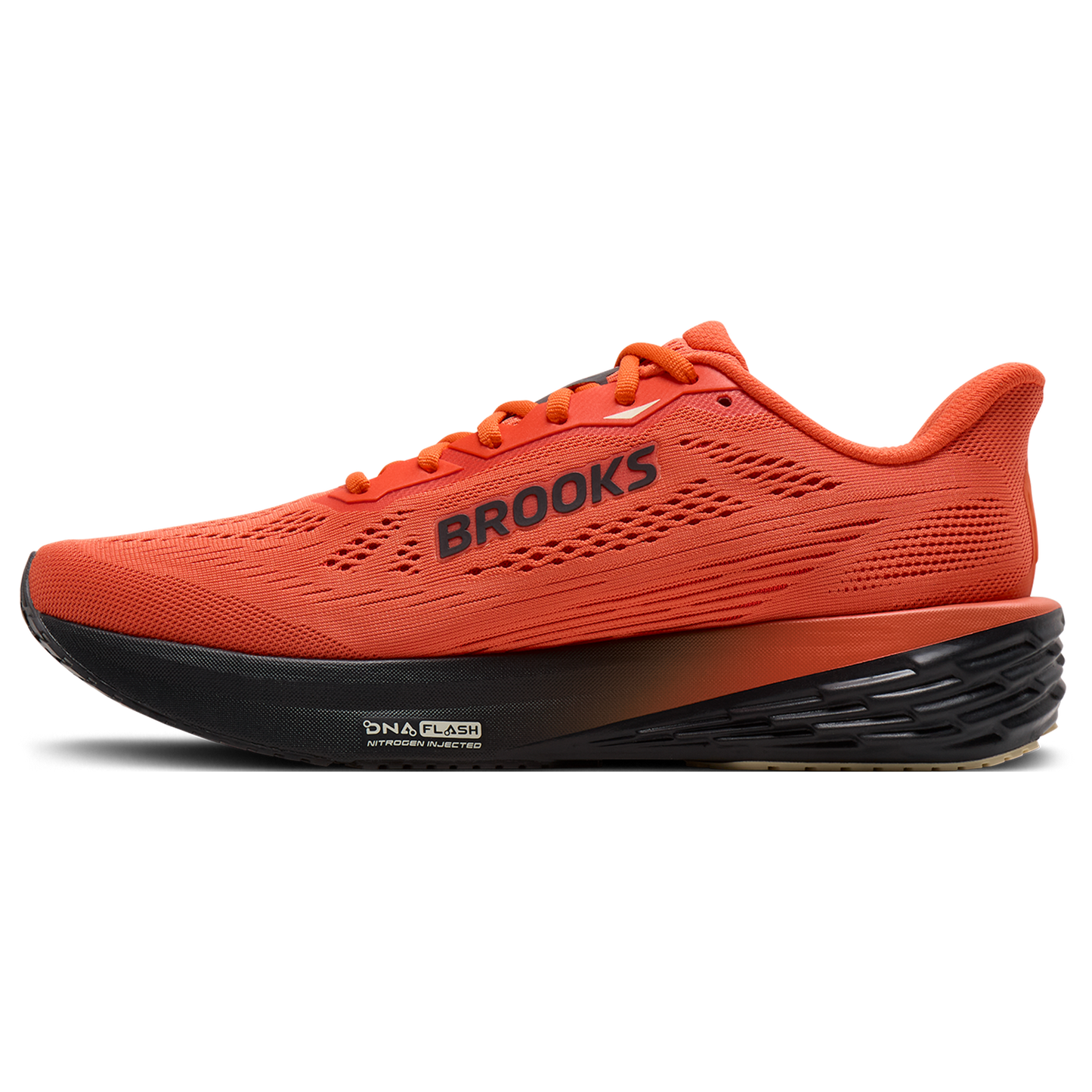 Brooks Launch 12 - Men's - Tigerlily/Blackened Pearl