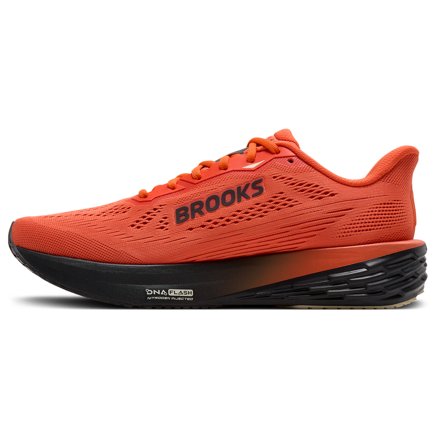 Brooks Launch 12 - Men's - Tigerlily/Blackened Pearl
