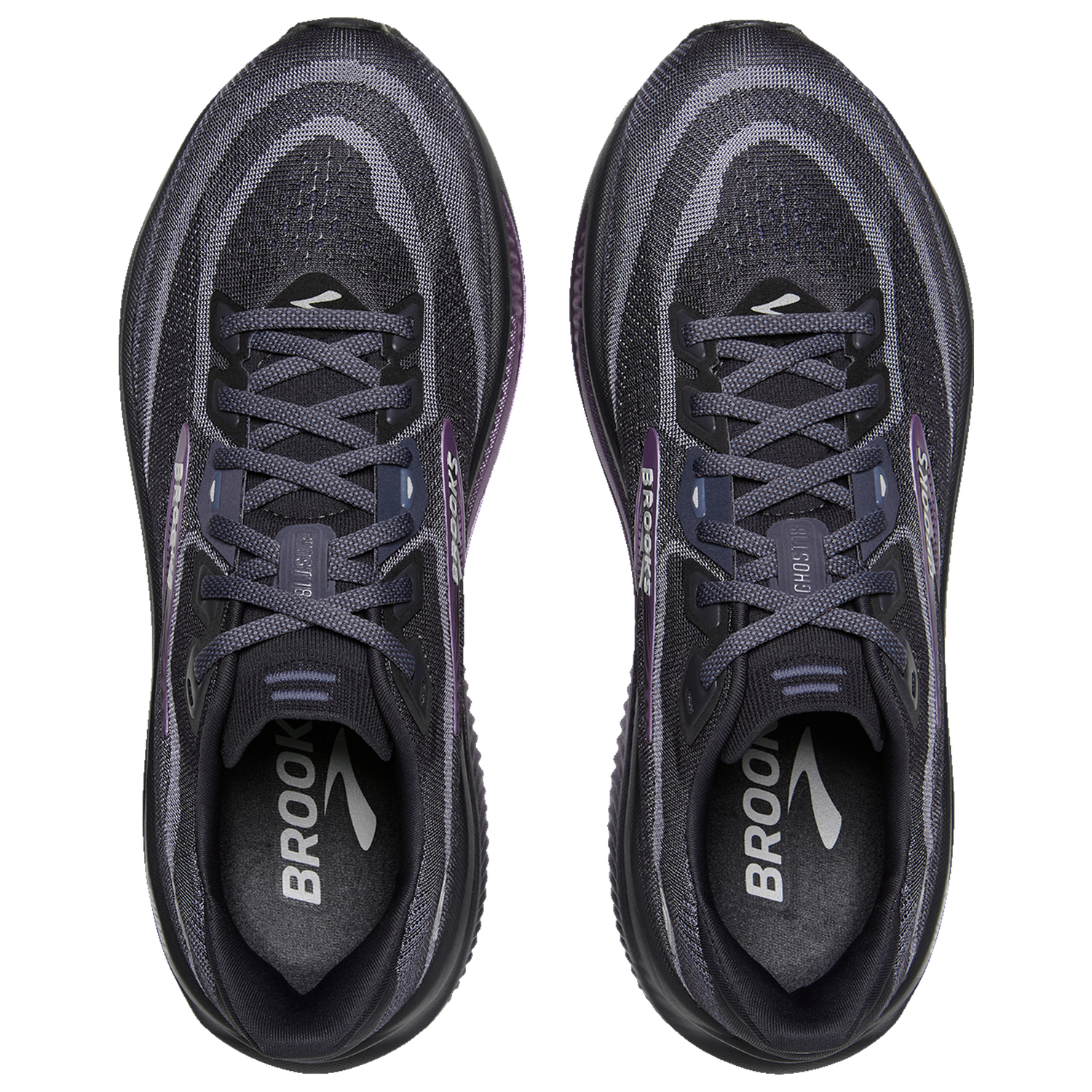 Brooks Ghost 18 - Women's - Ebony/Folkstone/Metallic