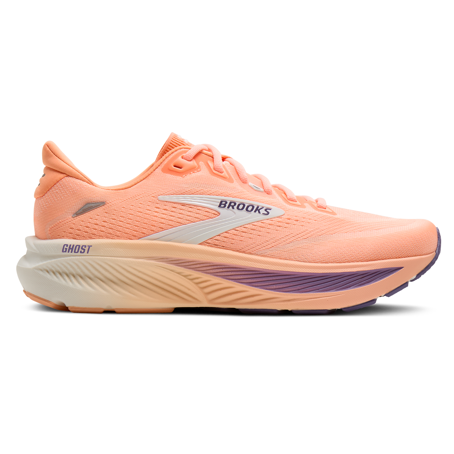 Brooks Ghost 18 - Women's - Peach/Coconut/Grape