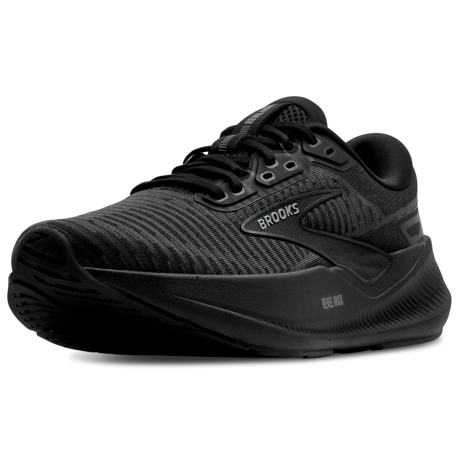 Brooks Revel Max - Men's - Ebony/Black/Black