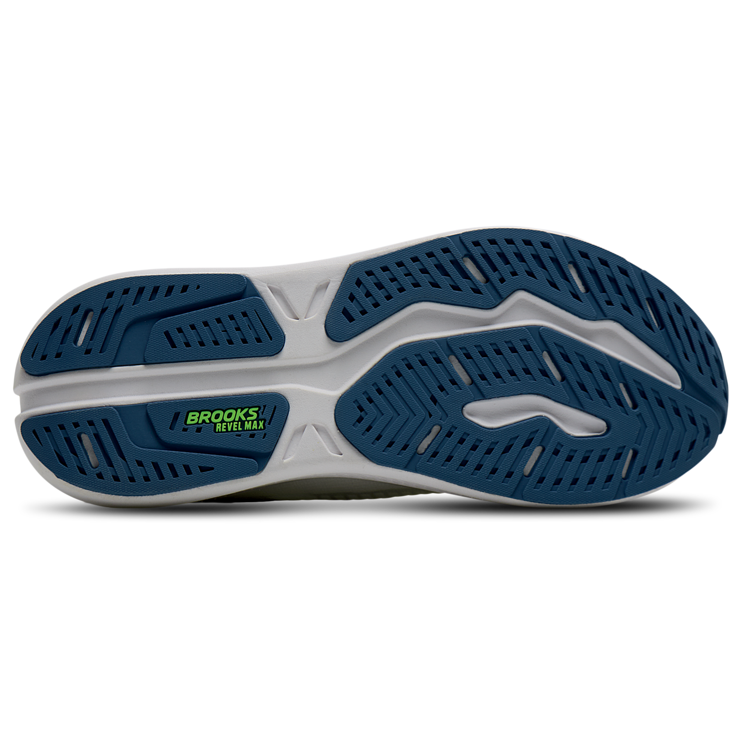 Brooks Revel Max - Men's - White/Moonlight/Green Gecko