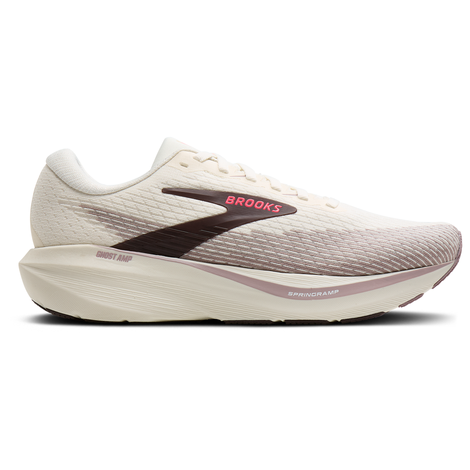 Brooks Ghost Amp - Women's - Arctic Wolf/Dove/Pink