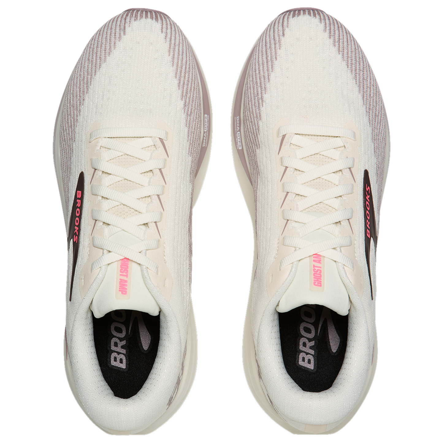 Brooks Ghost Amp - Women's - Arctic Wolf/Dove/Pink