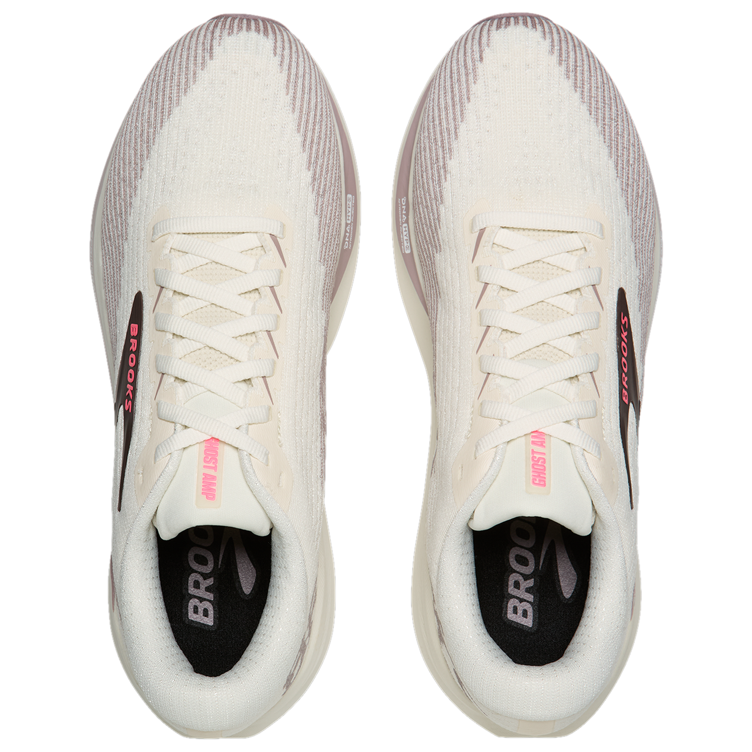 Brooks Ghost Amp - Women's - Arctic Wolf/Dove/Pink
