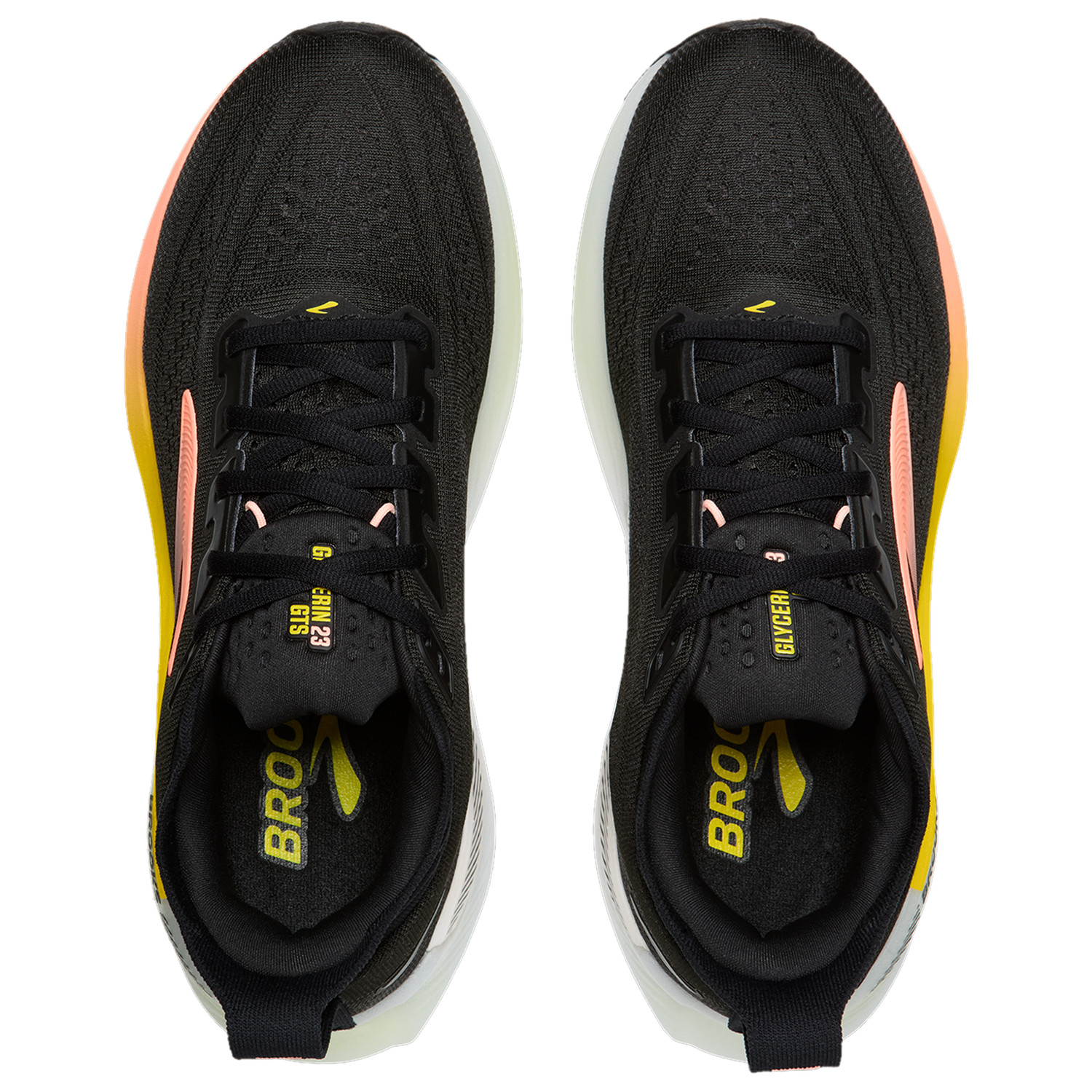 Brooks Glycerin GTS 23 - Women's - Peach/Black/Nightlife