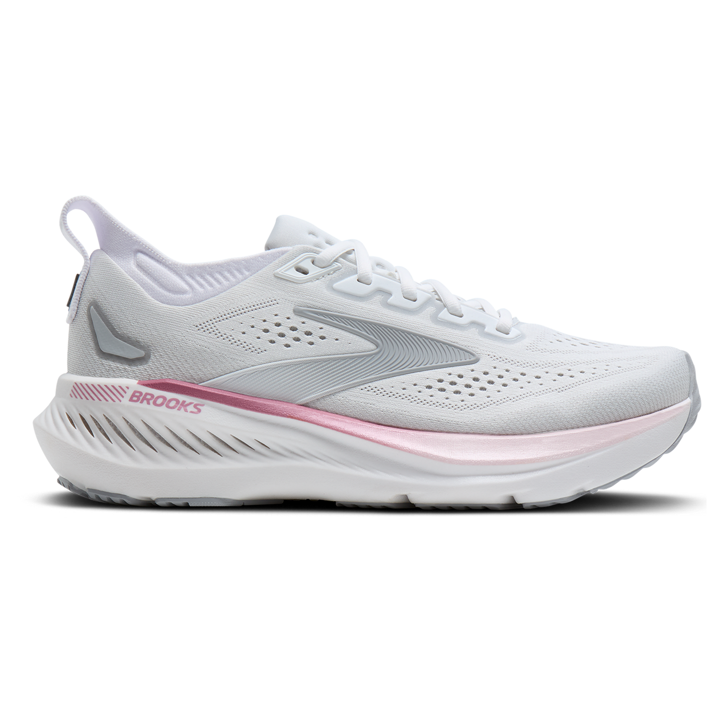Brooks Glycerin GTS 23 - Women's - White/Harbor Mist/Metallic
