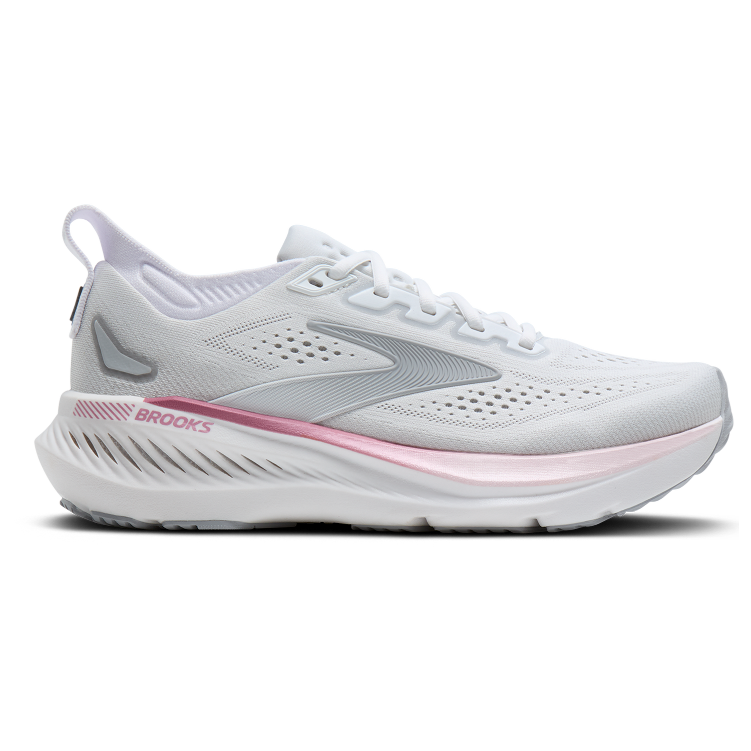 Brooks Glycerin GTS 23 - Women's - White/Harbor Mist/Metallic