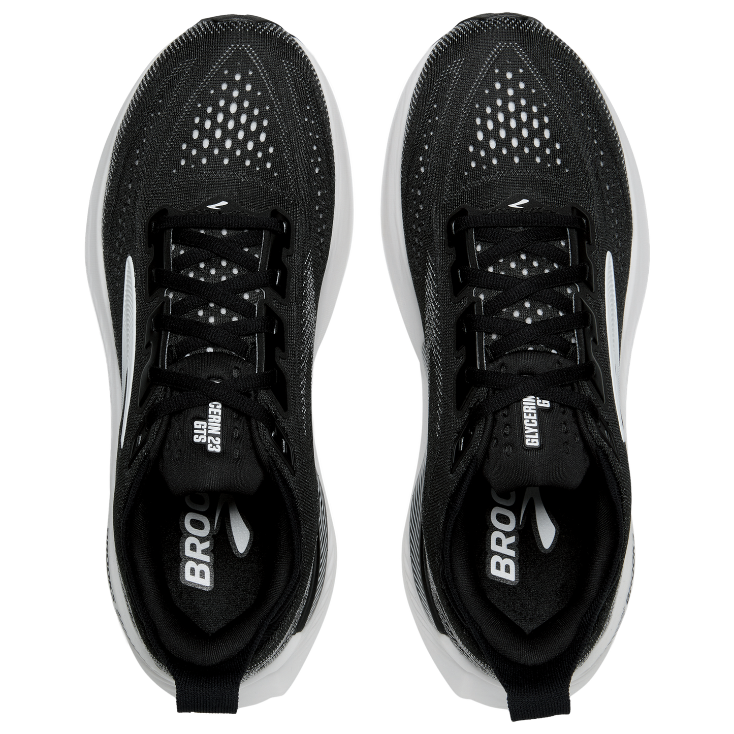 Brooks Glycerin GTS 23 Wide - Women's - Black/Grey/White