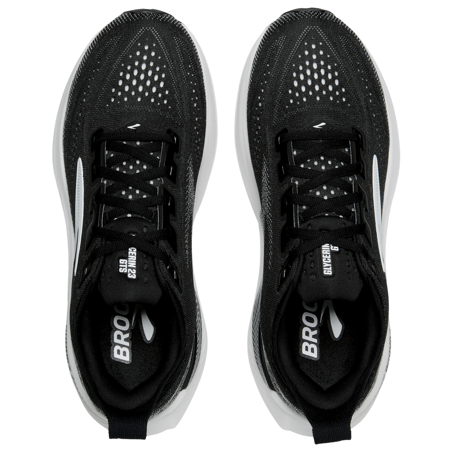 Brooks Glycerin GTS 23 Wide - Women's - Black/Grey/White
