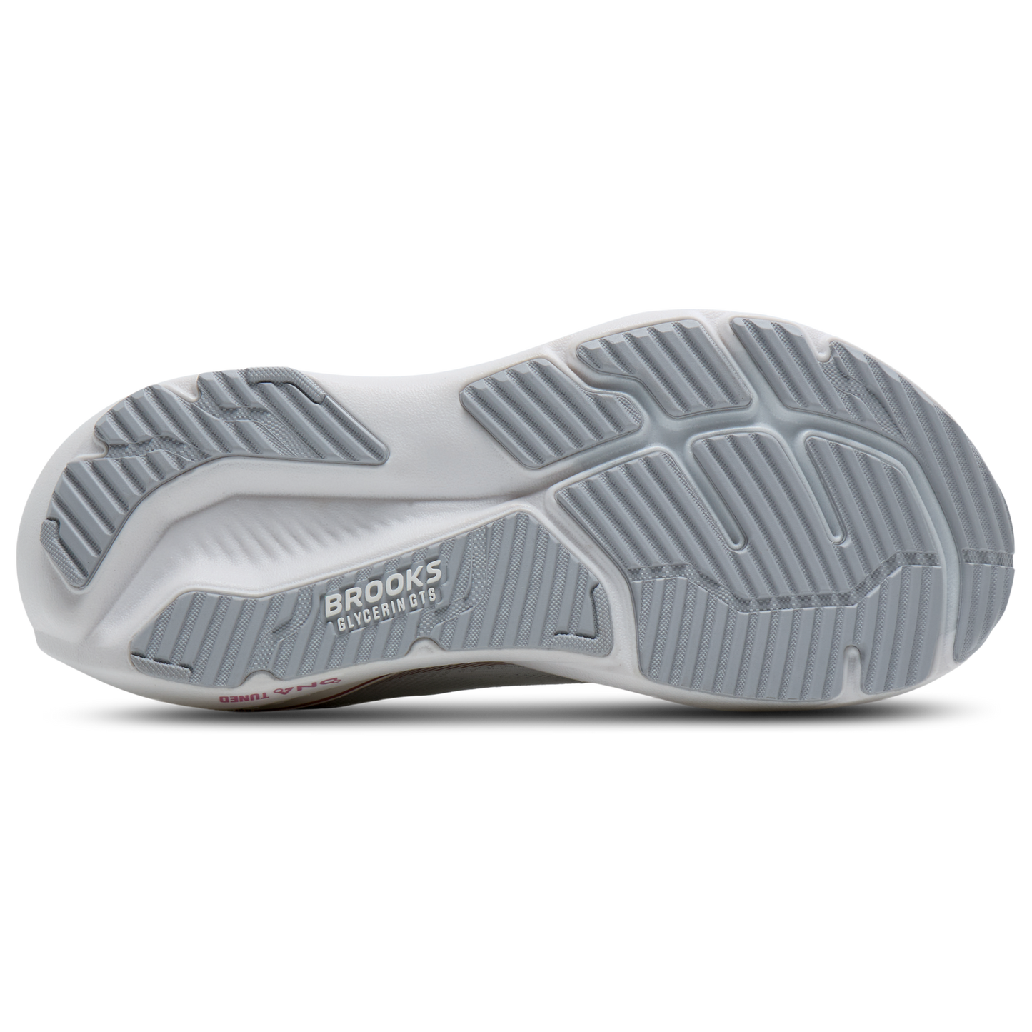Brooks Glycerin GTS 23 Wide - Women's - White/Harbor Mist/Metallic