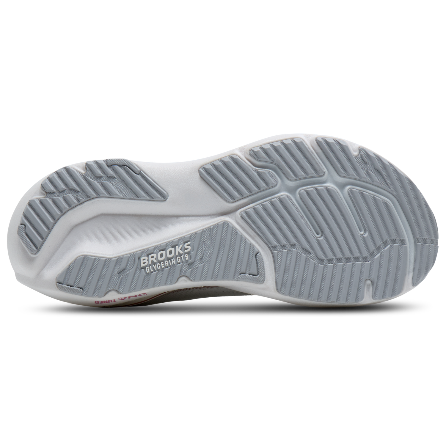 Brooks Glycerin GTS 23 Wide - Women's - White/Harbor Mist/Metallic