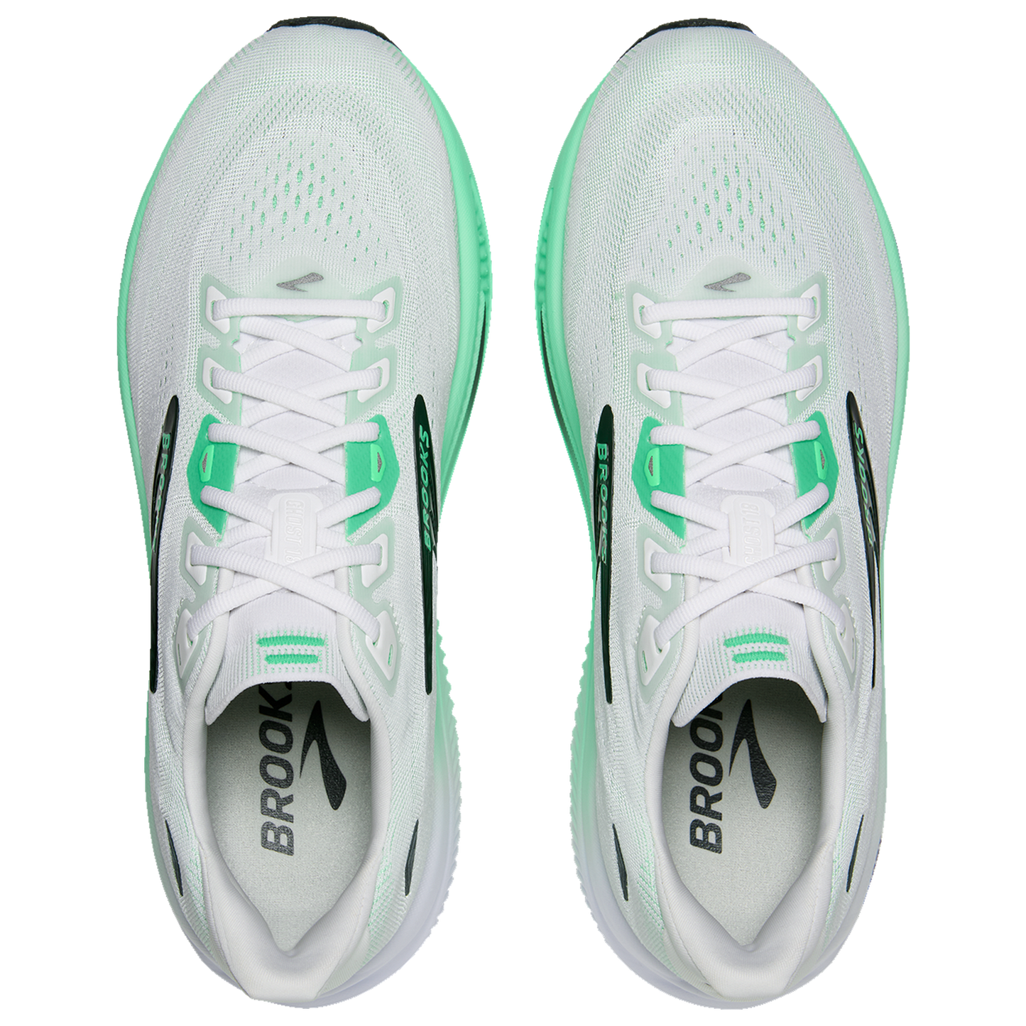 Brooks Ghost 18 - Men's - White/Spring Bud/Spruce