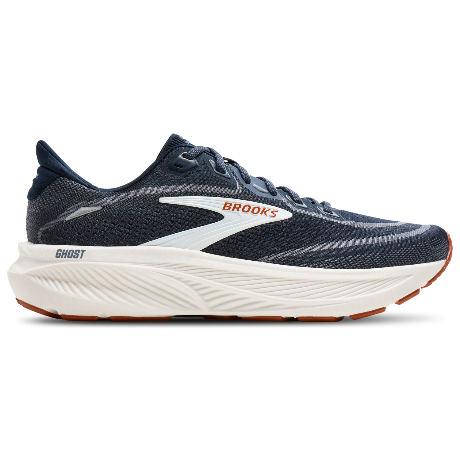 Brooks Ghost 18 - Men's - Navy Blazer/Red Earth/Blue