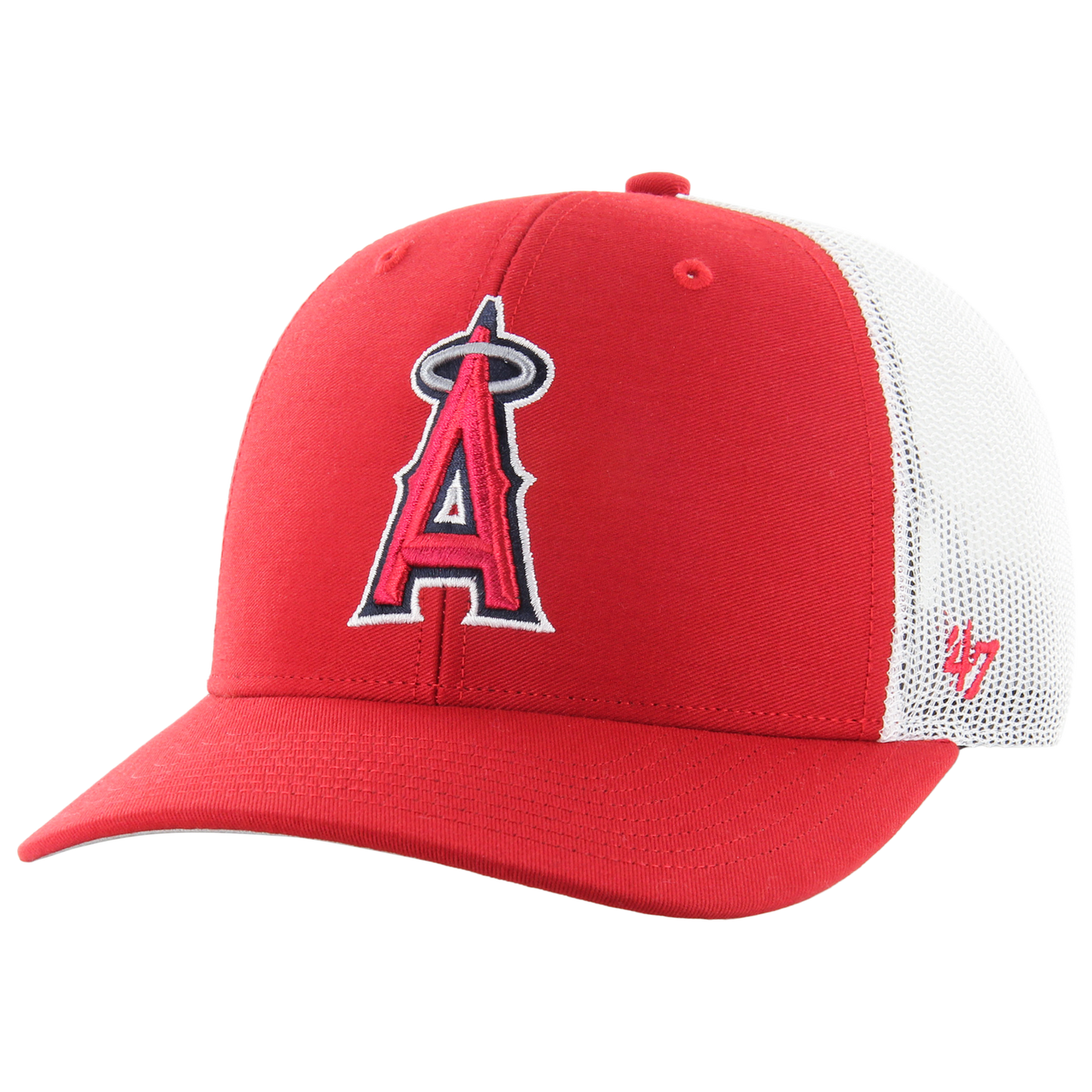 47 Brand Angels Coop World Sure Shot Trucker Cap - Men's - Red/Multi