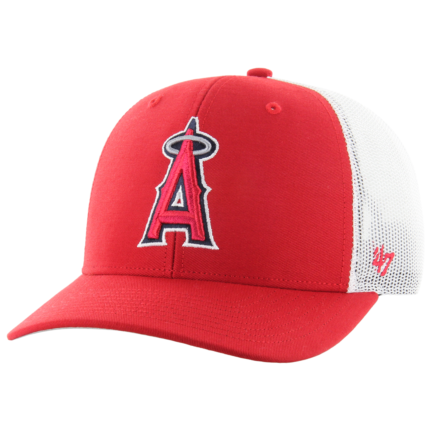 47 Brand Angels Coop World Sure Shot Trucker Cap - Men's - Red/Multi