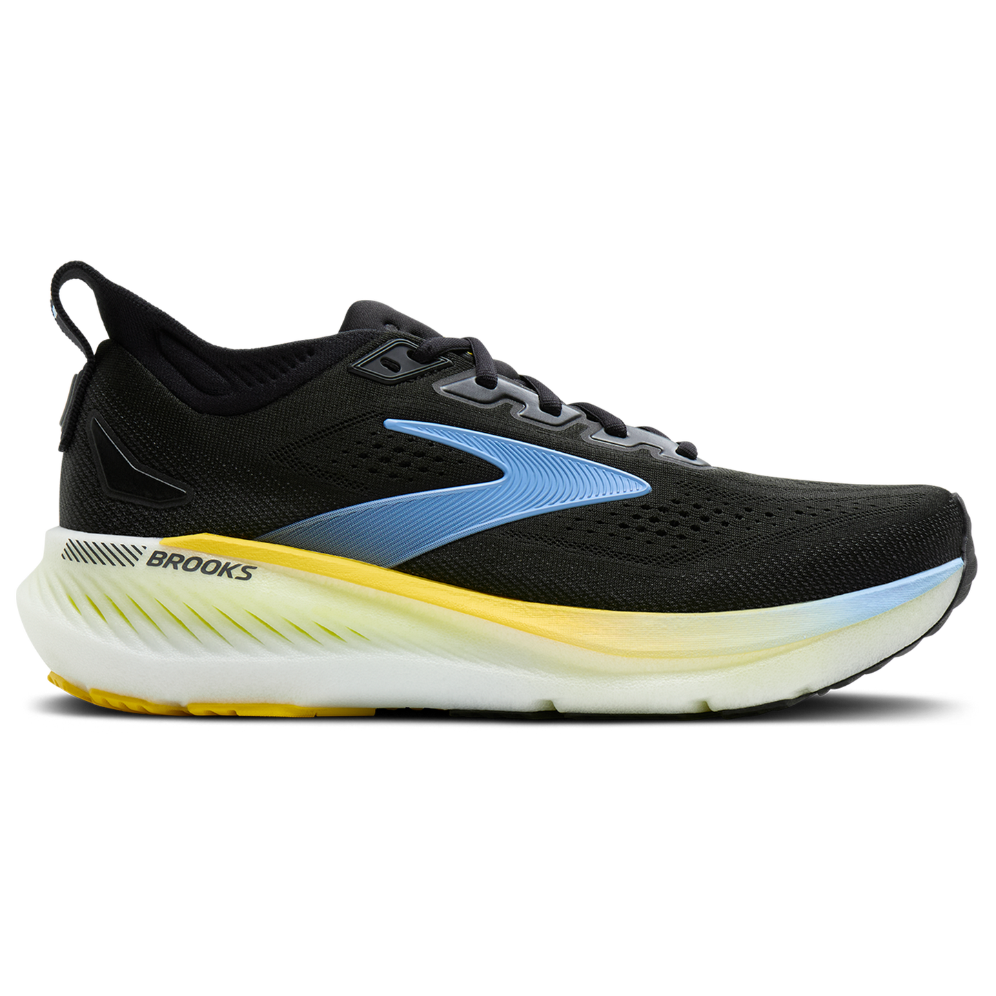 Brooks Glycerin GTS 23 - Men's - Black/Cyber Yellow/Nightlife