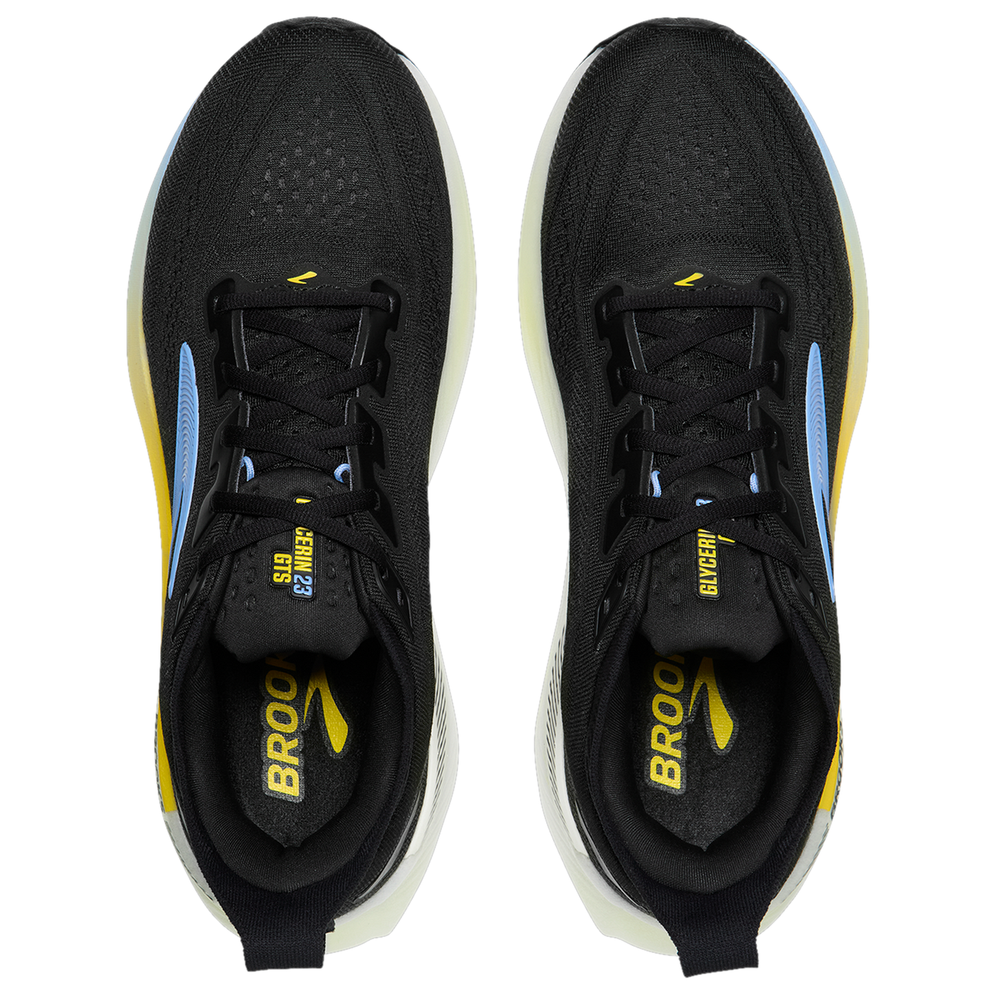 Brooks Glycerin GTS 23 - Men's - Black/Cyber Yellow/Nightlife