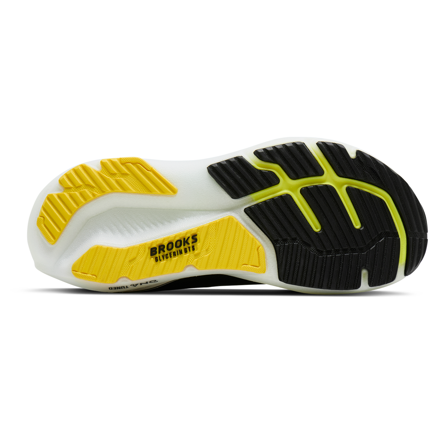 Brooks Glycerin GTS 23 - Men's - Black/Cyber Yellow/Nightlife