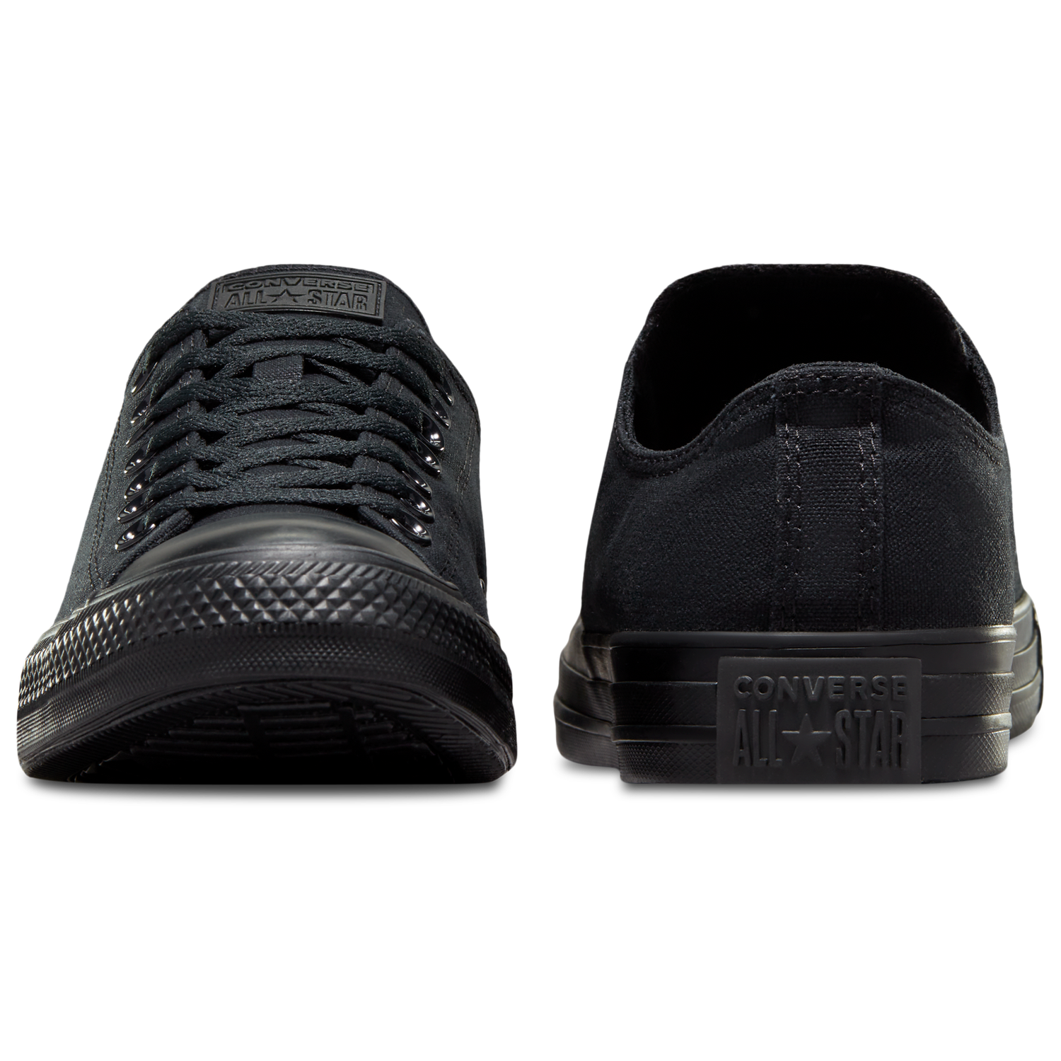Converse All Star Low Top - Men's - Black Monochrome/Black/Black