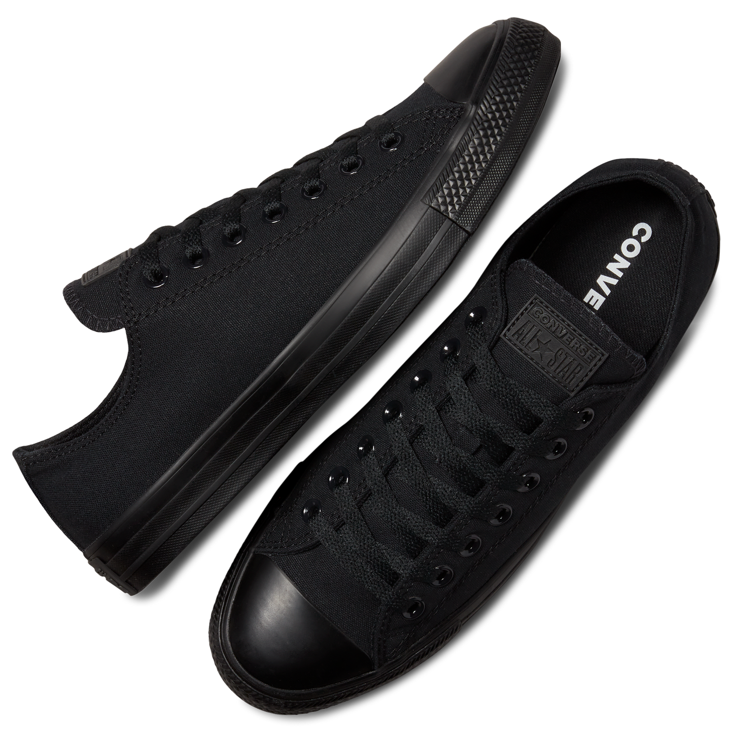 Converse All Star Low Top - Men's - Black Monochrome/Black/Black