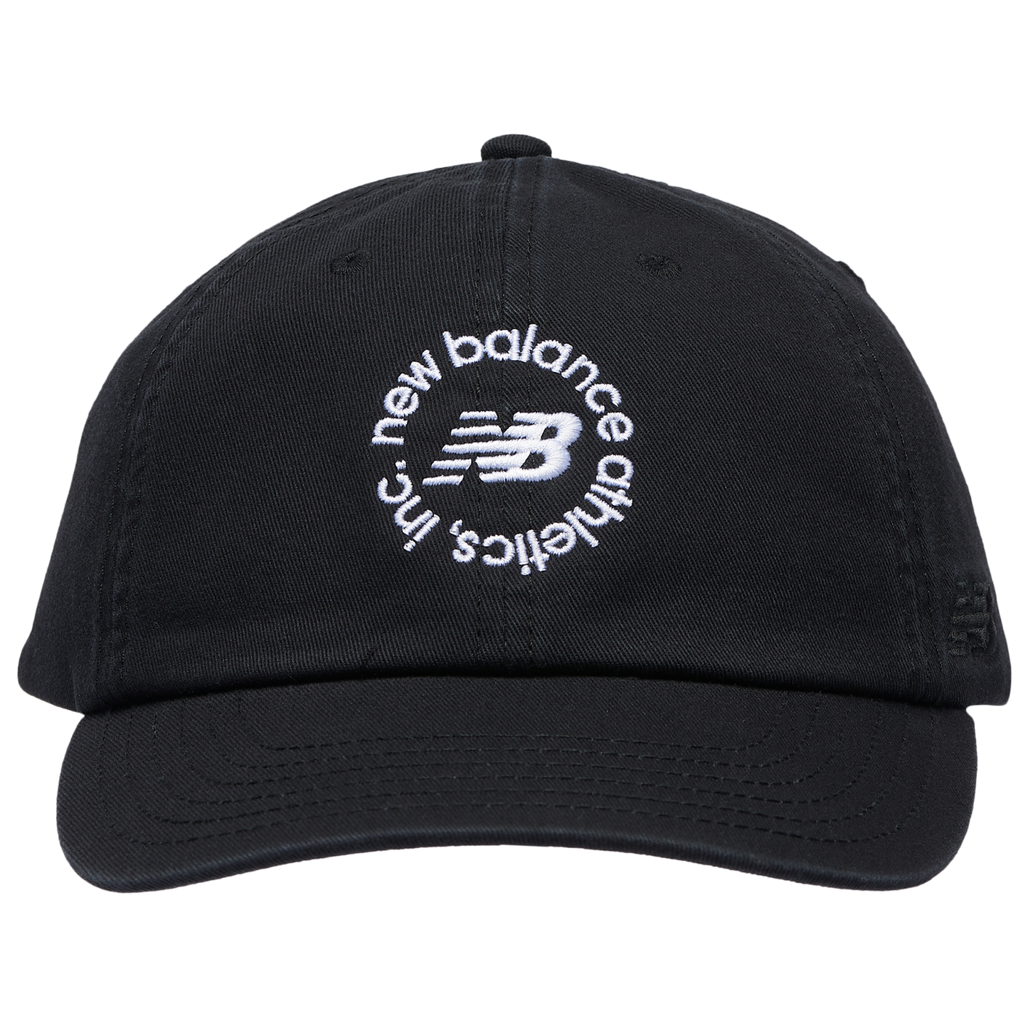 New Balance 6 Panel Circle Graphic Cap - Men's - Black/Black